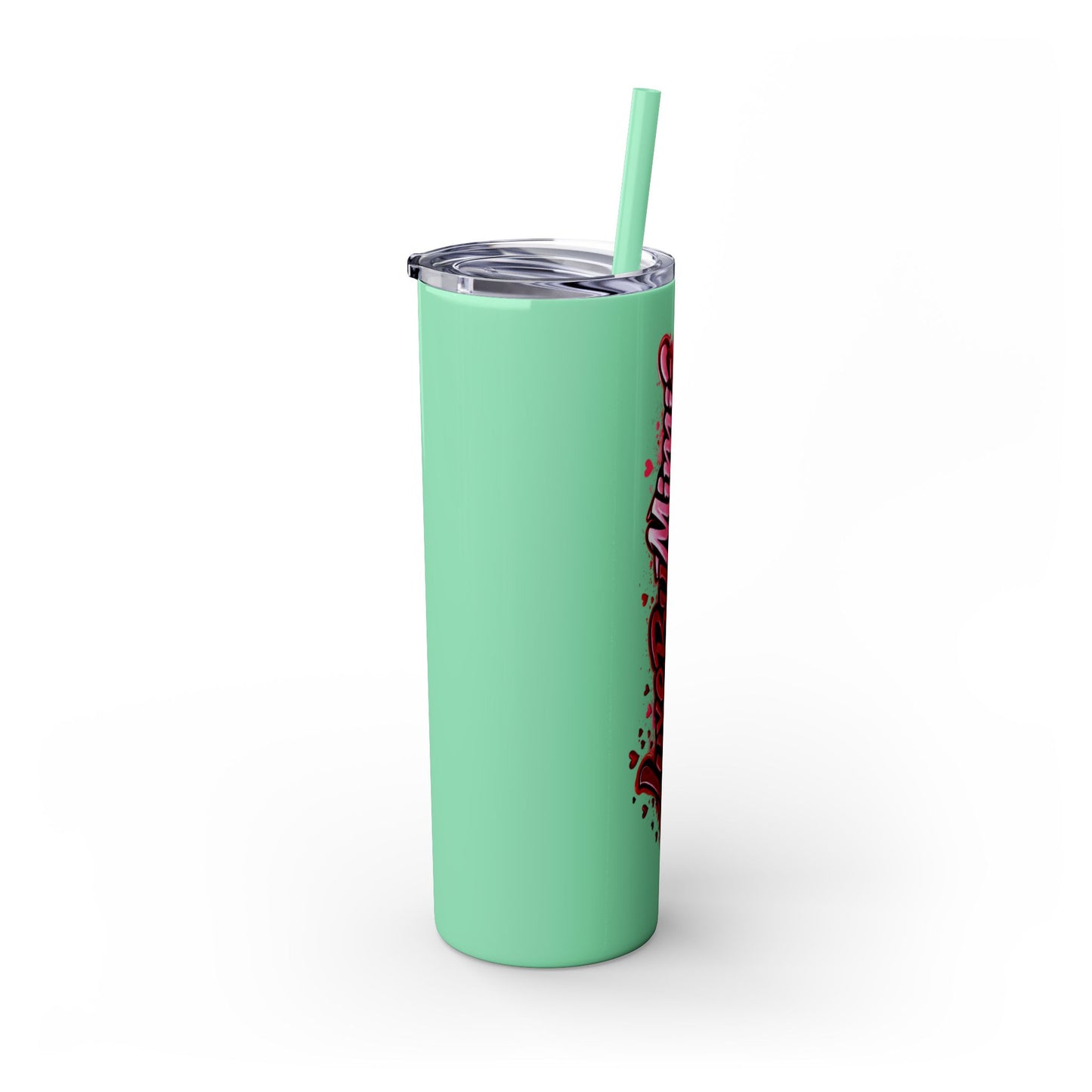 Skinny Tumbler – 'Lake & Lemons' Red Script 20oz Insulated Straw Tumbler