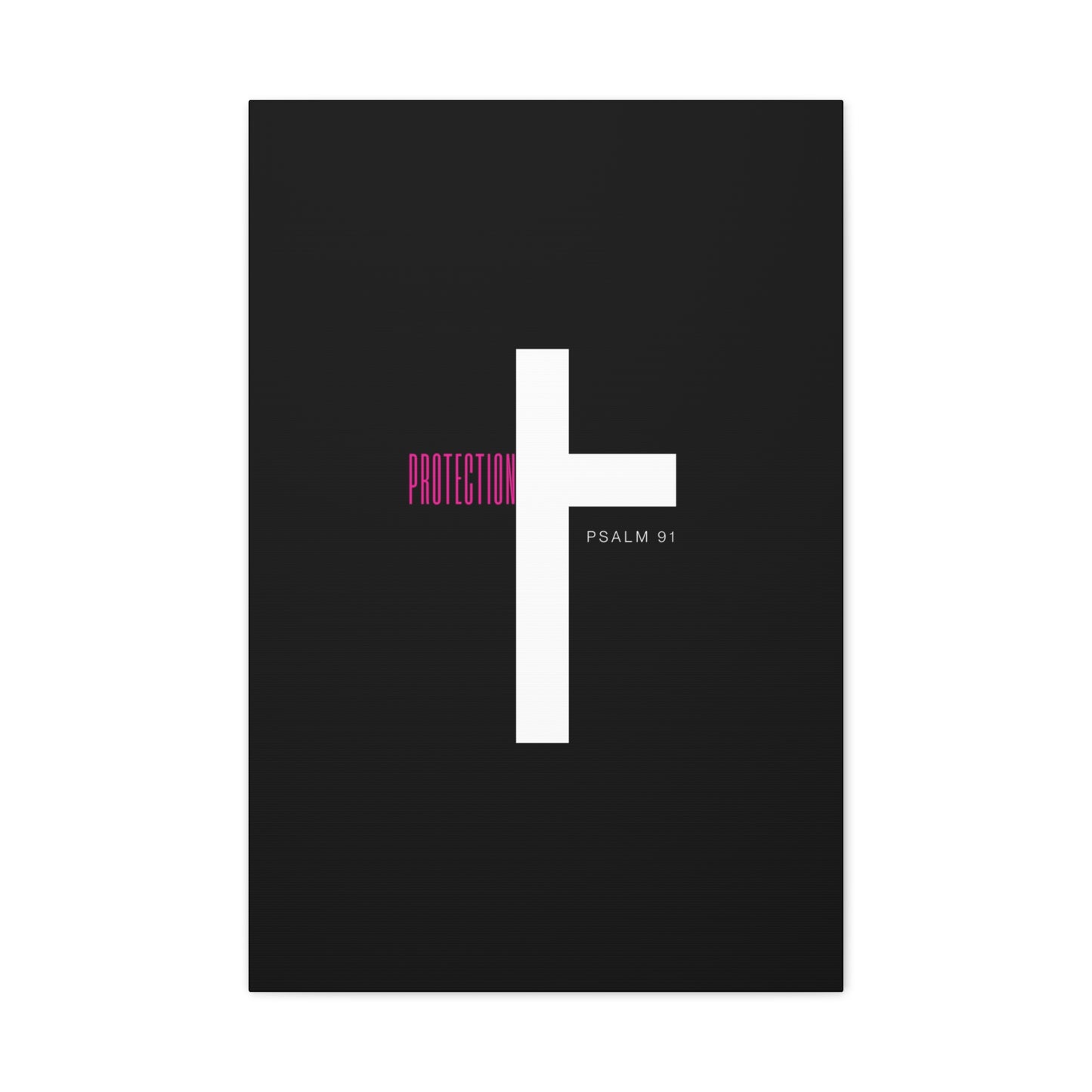 Faith-Inspired Canvas Print - Psalm 91, Home Decor, Wall Art, Christian Gift, Inspirational Decoration