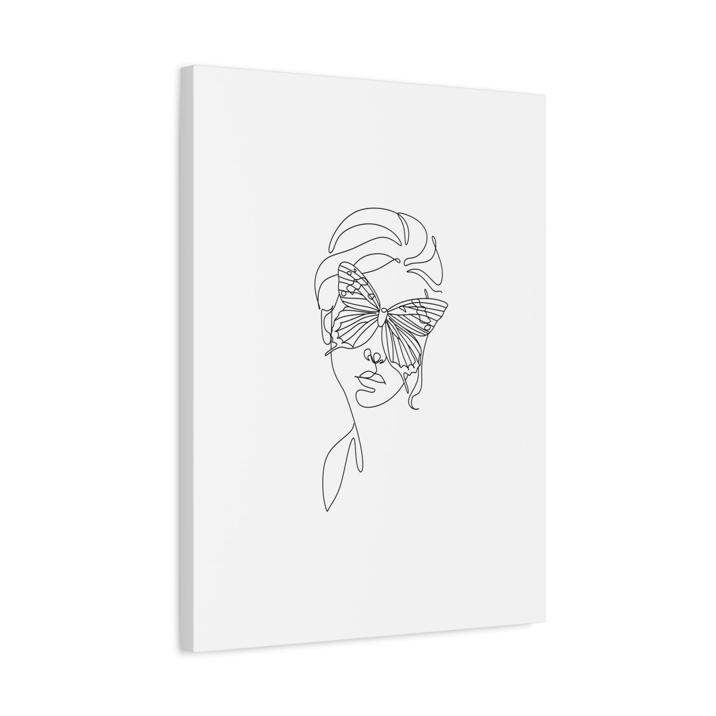 Minimalist Butterfly Canvas Art, Modern Home Decor, Gift for Nature Lovers, Wall Art for Women, Inspirational Wall Art