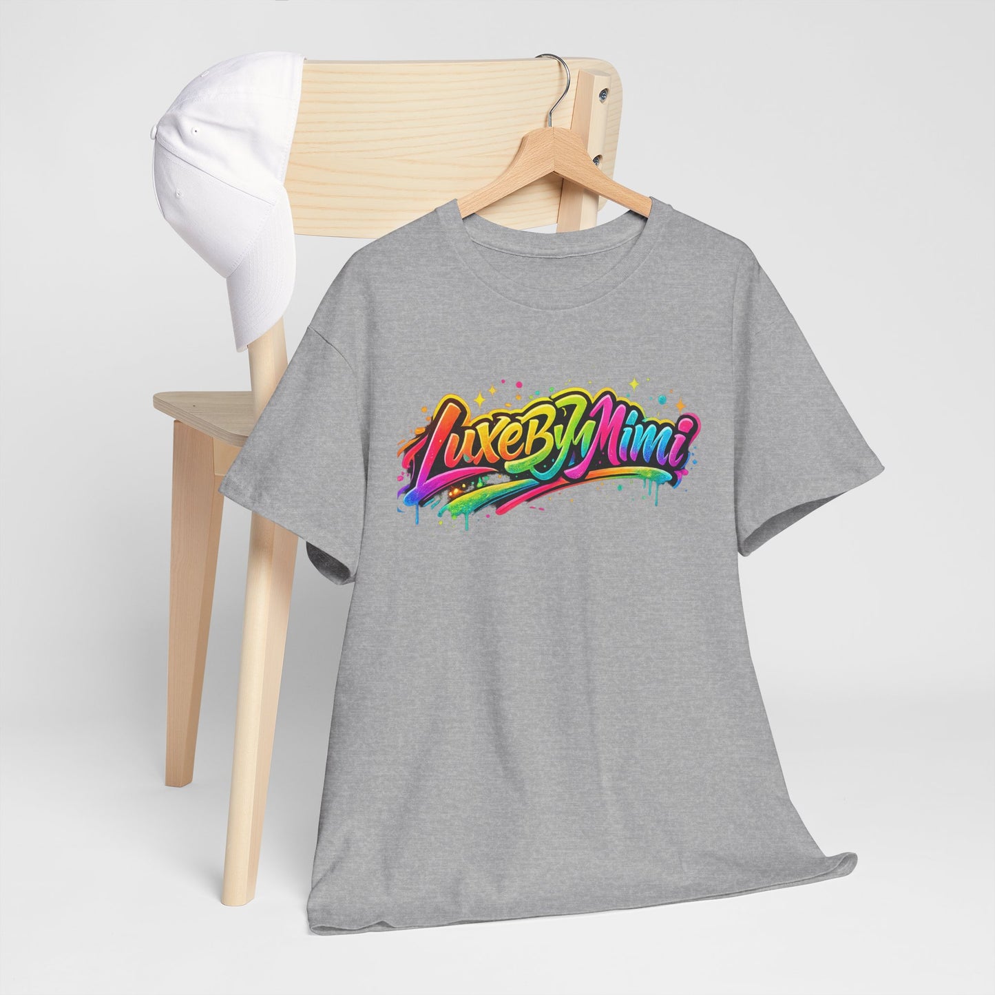 Graffiti Logo T-Shirt — 'Luxe By Mimi' Brand Colorful Streetwear Tee