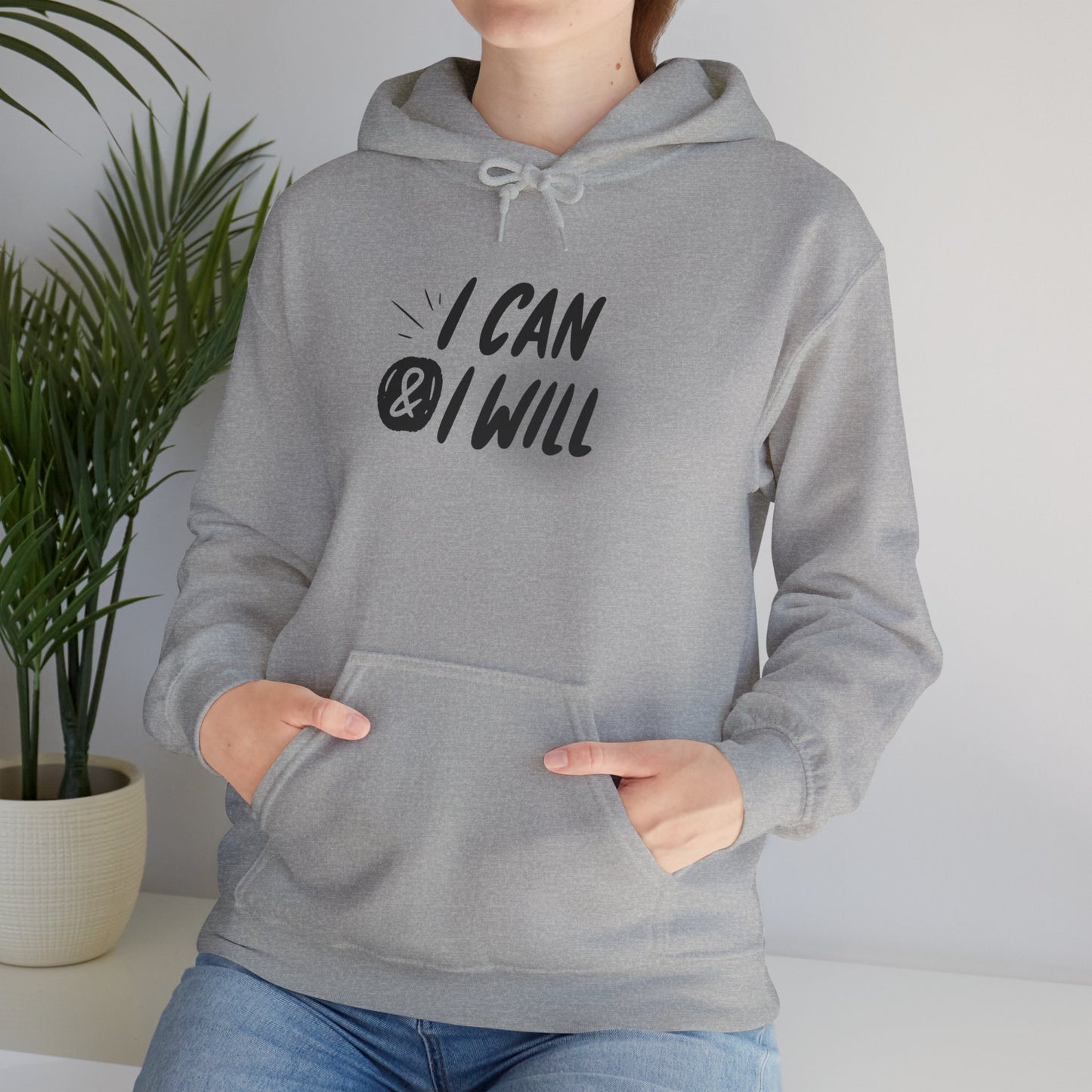 Motivational Hoodie for Empowerment, Cozy Sweatshirt for Inspirational Gift, Unisex Apparel, Perfect for Casual Wear, Gym and Self-Care