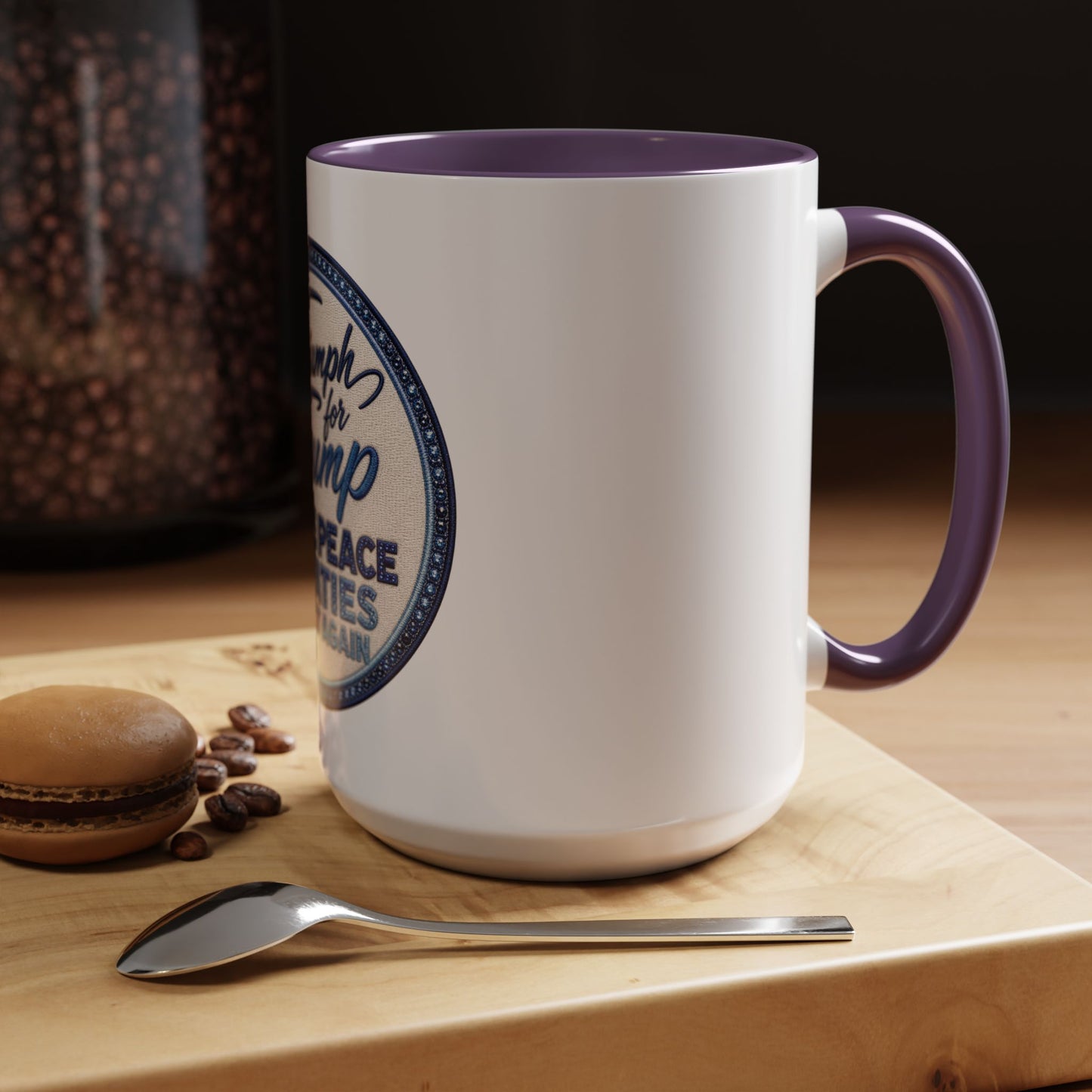 Make Peace Treaties Mug — "Triumph for Trump" Political Coffee Cup (11/15oz)