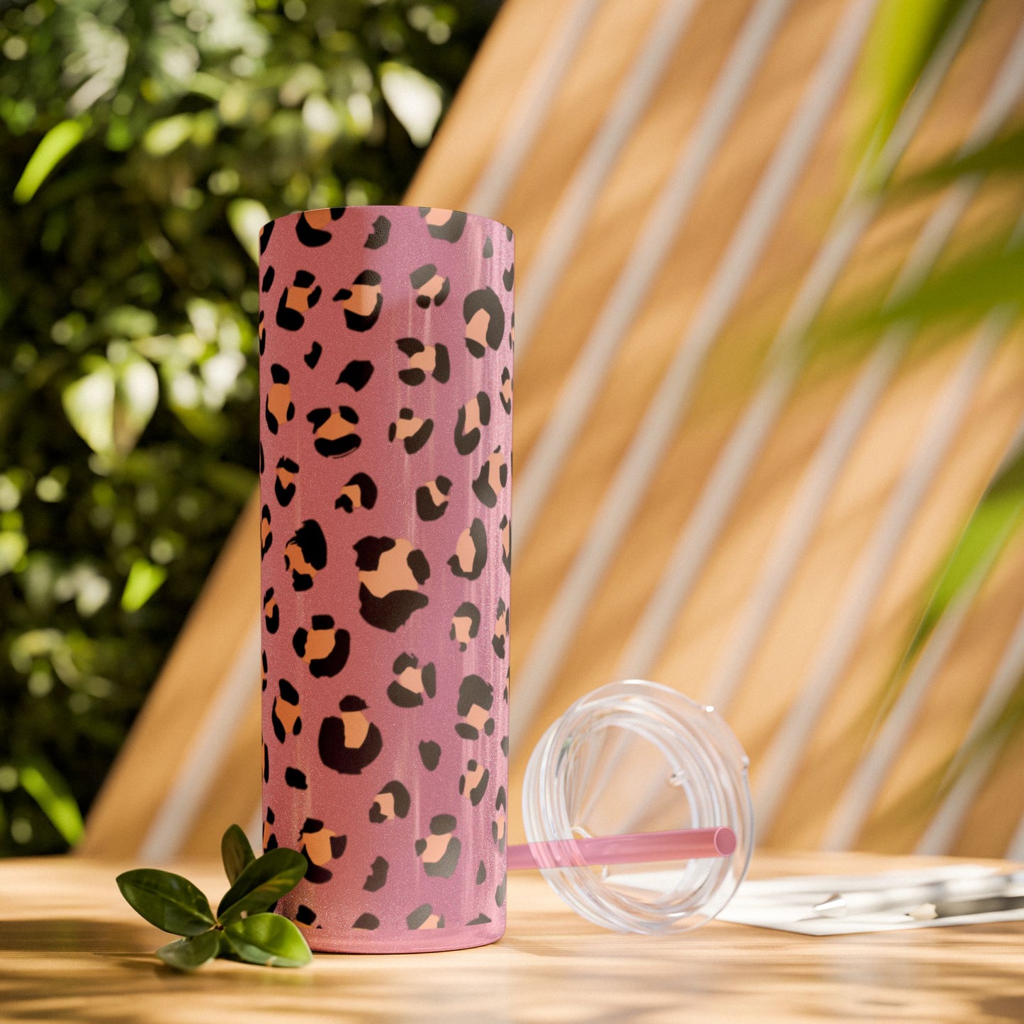 Chic Cheetah Print Tumbler, Trendy Travel Mug, Animal Print Water Bottle, Perfect Gift for Her, Stylish Beverage Container