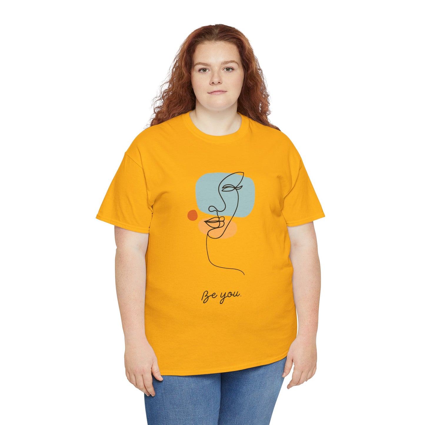 Minimalist Be You Tee, Unisex Cotton T-Shirt, Inspirational Graphic Tee, Gift for Friends, Casual Everyday Wear, Self-Love Apparel