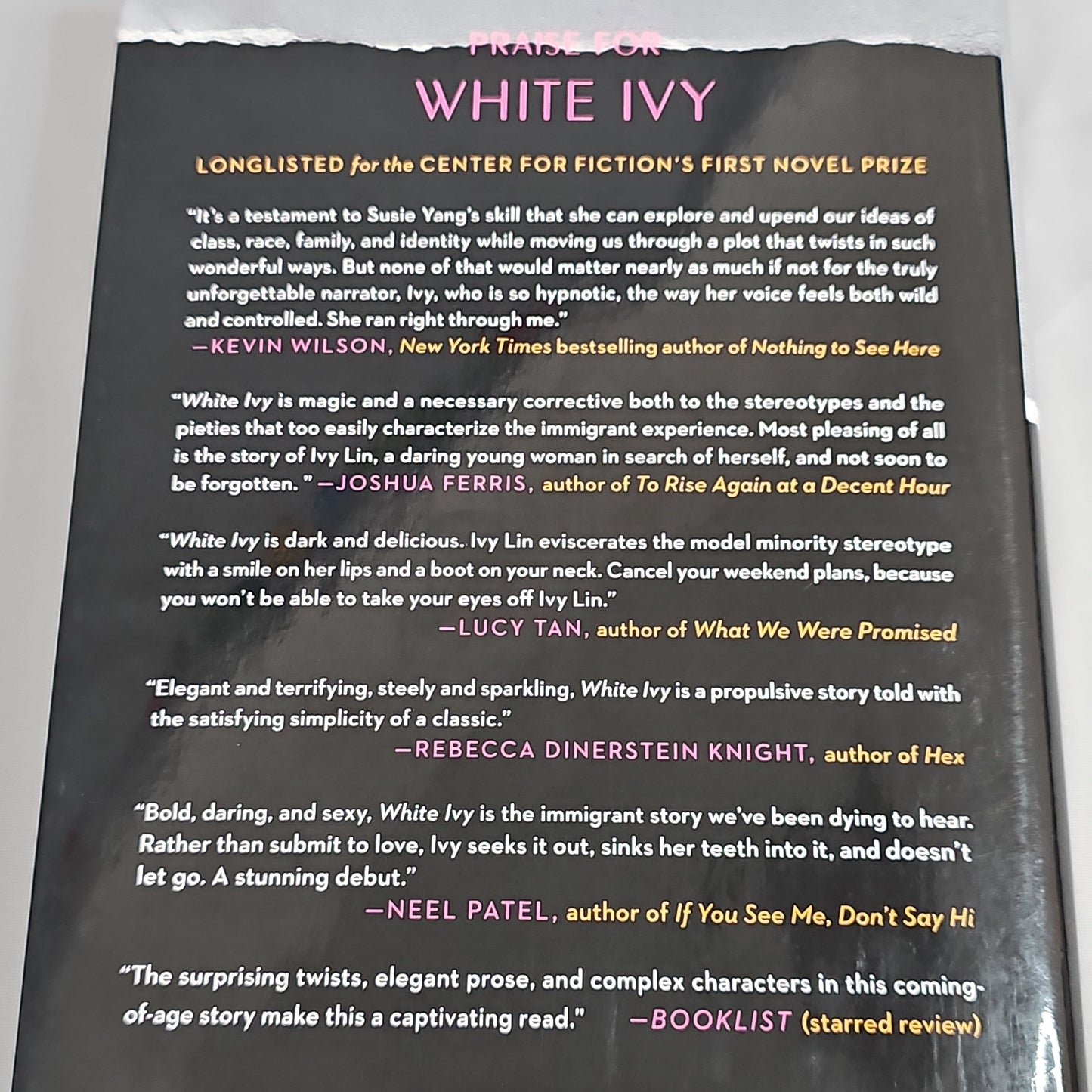WHITE IVY by Susie Yang Book Hardback (New)