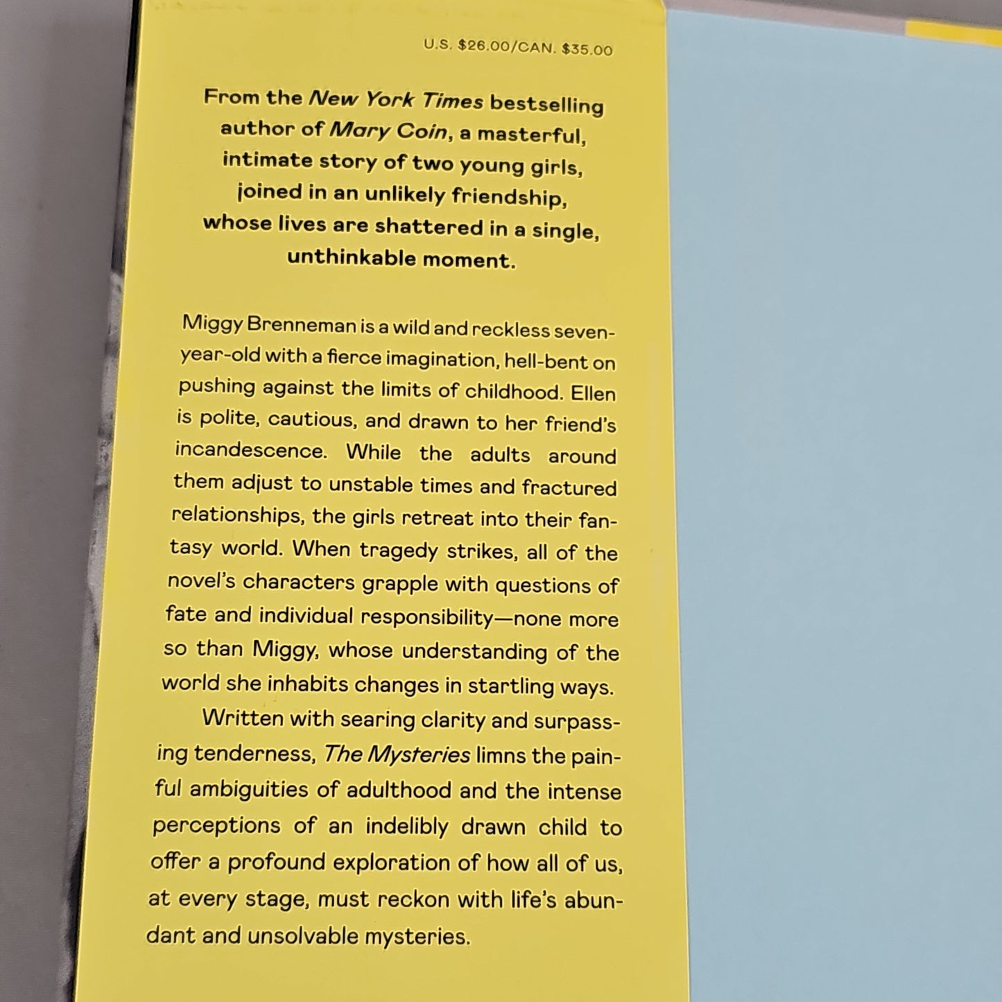 THE MYSTERIES by Marisa Silver Book Hardback (New)