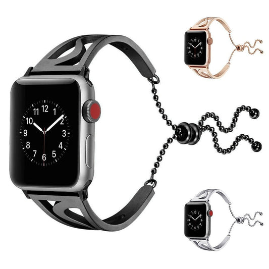 Compatible With , Stainless Steel Hollow Watch Strap