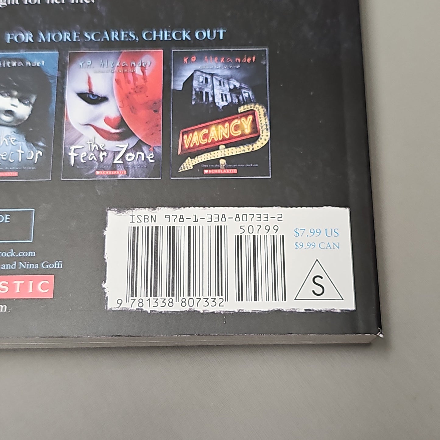 SCHOLASTIC Darkroom by K.R. Alexander Paperback Book (New)