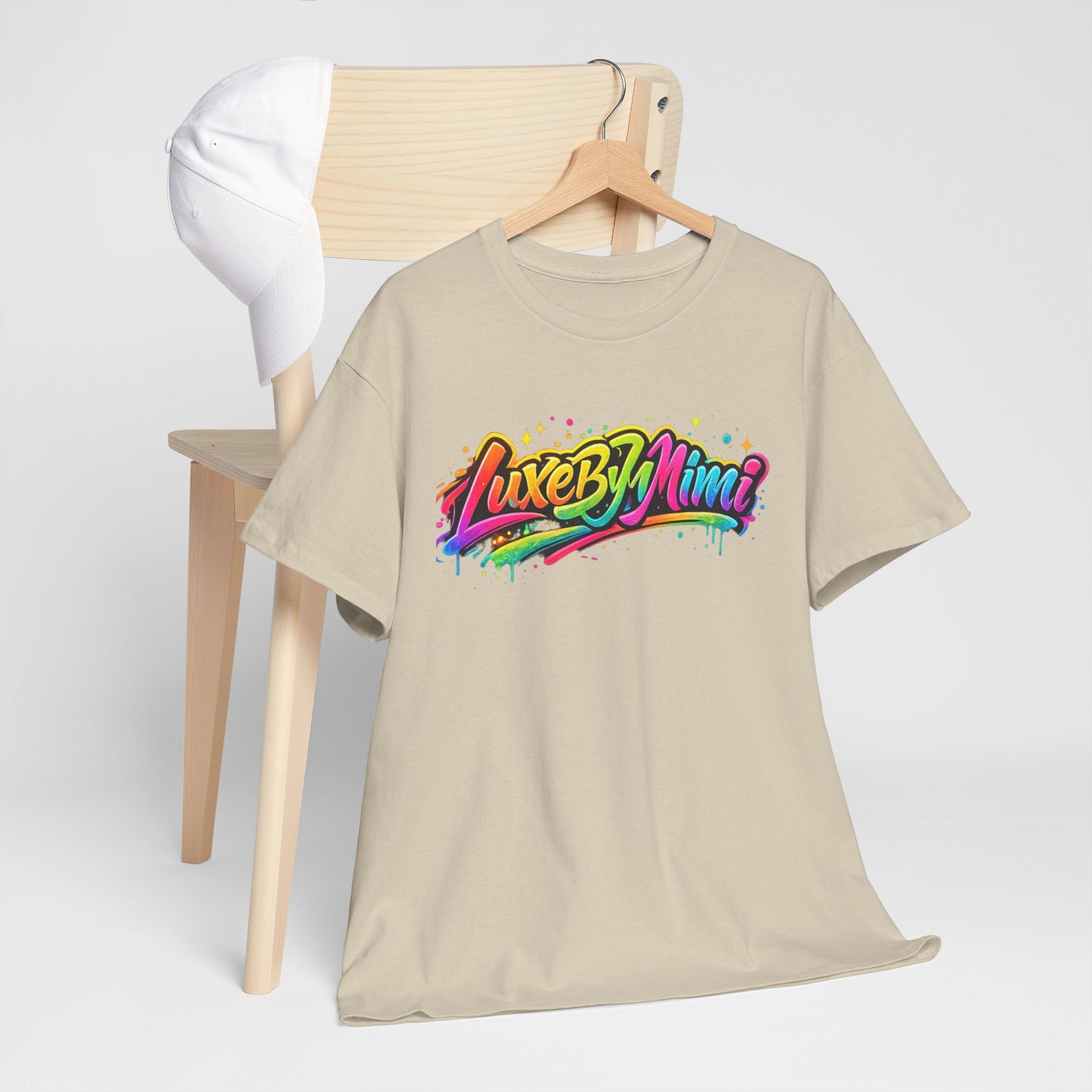 Graffiti Logo T-Shirt — 'Luxe By Mimi' Brand Colorful Streetwear Tee