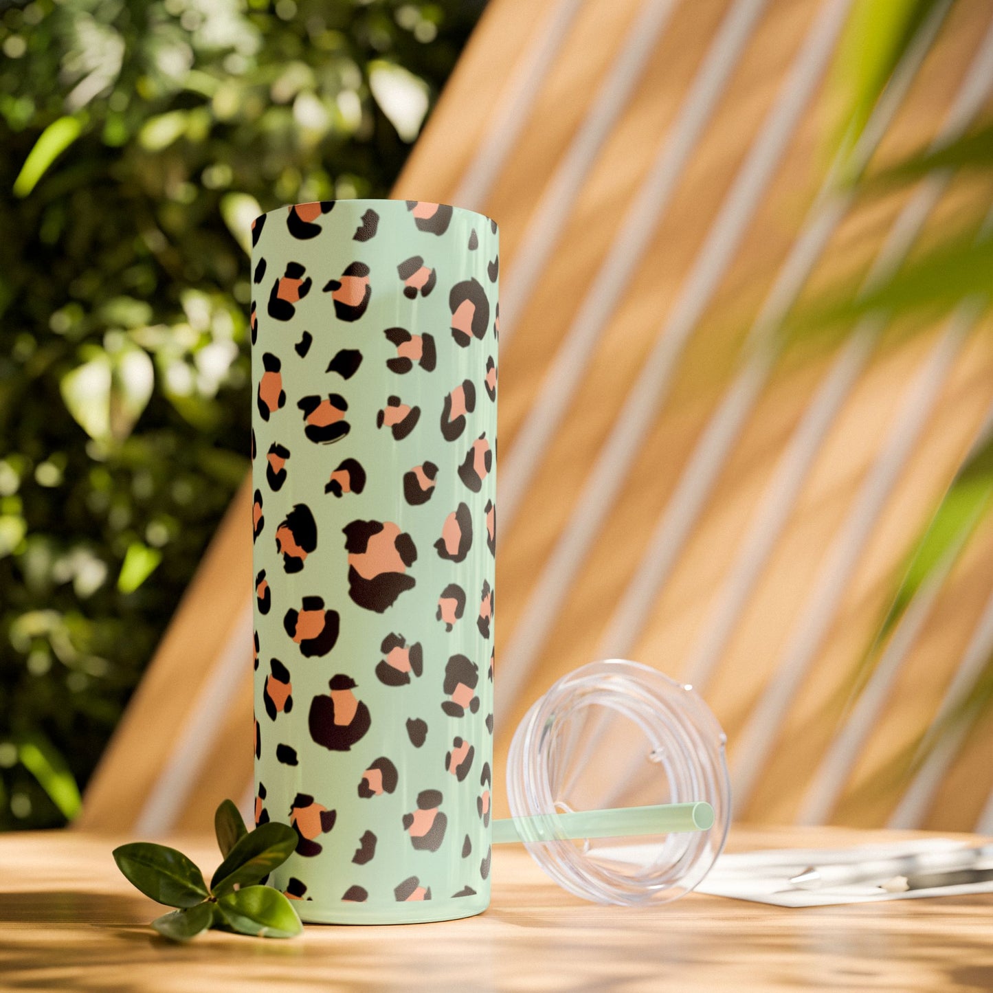 Chic Cheetah Print Tumbler, Trendy Travel Mug, Animal Print Water Bottle, Perfect Gift for Her, Stylish Beverage Container