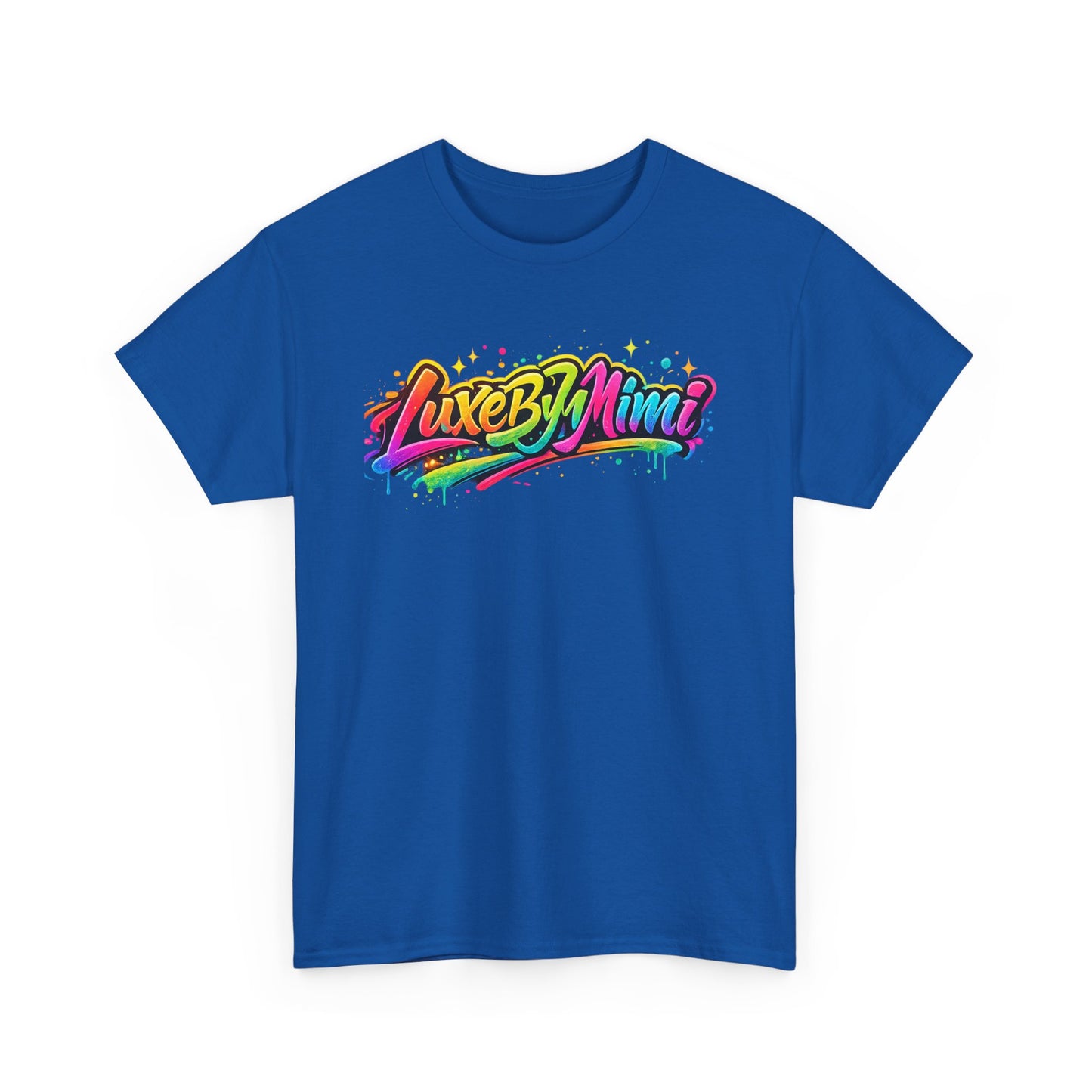 Graffiti Logo T-Shirt — 'Luxe By Mimi' Brand Colorful Streetwear Tee