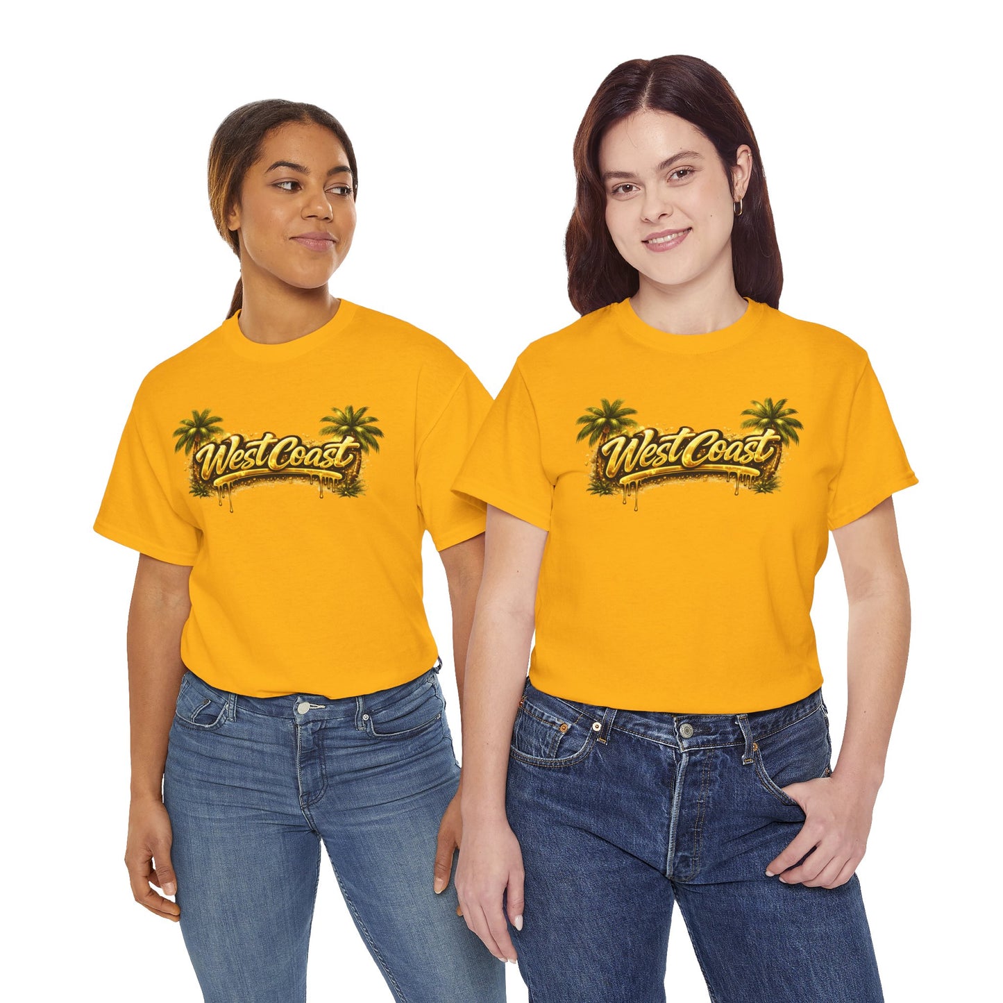 West Coast Palm Tree T-Shirt — Retro Surf Vibe Tee