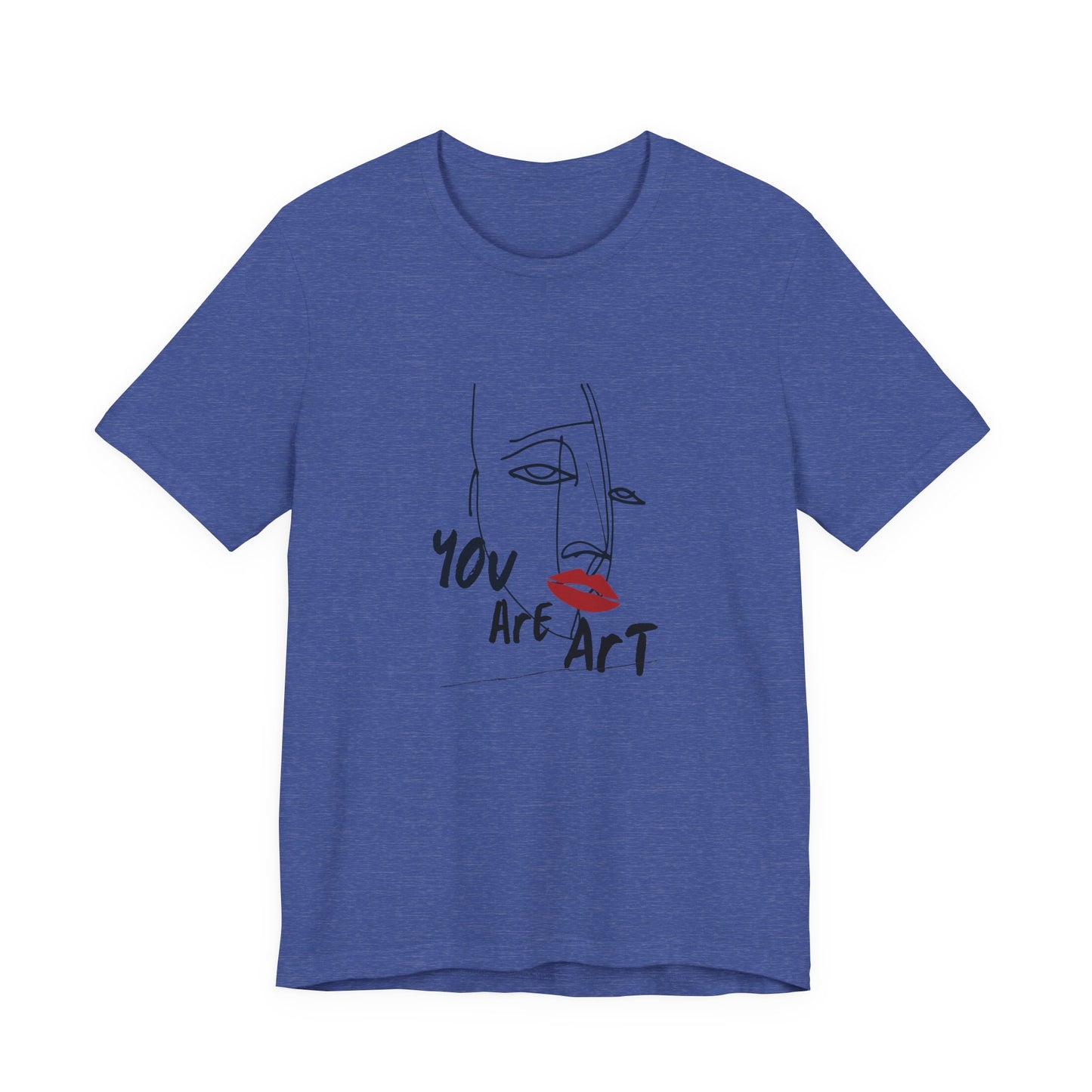 Artistic Expression Unisex Tee - You Are Art, Creative Gift, Casual Wear, Modern Design, Art Lover's Shirt