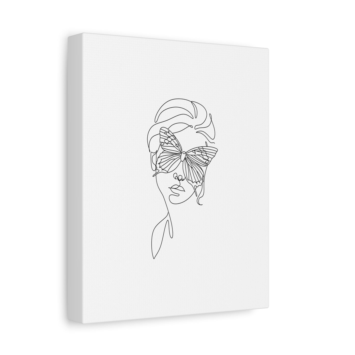 Minimalist Butterfly Canvas Art, Modern Home Decor, Gift for Nature Lovers, Wall Art for Women, Inspirational Wall Art