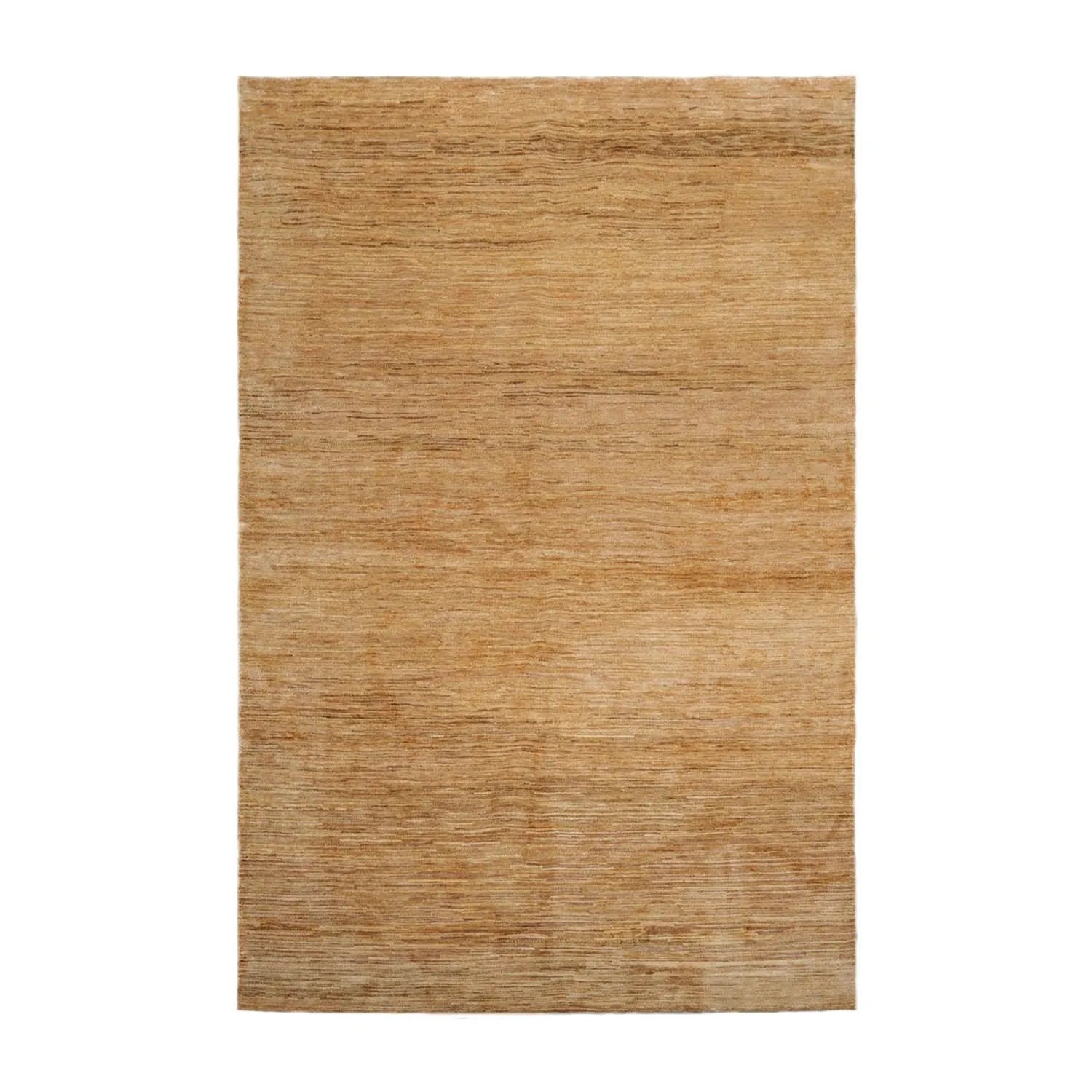 6’ x 9’ Hand Knotted 100% Bamboo Silk Modern Tibetan Designer Area Rug Gold-1