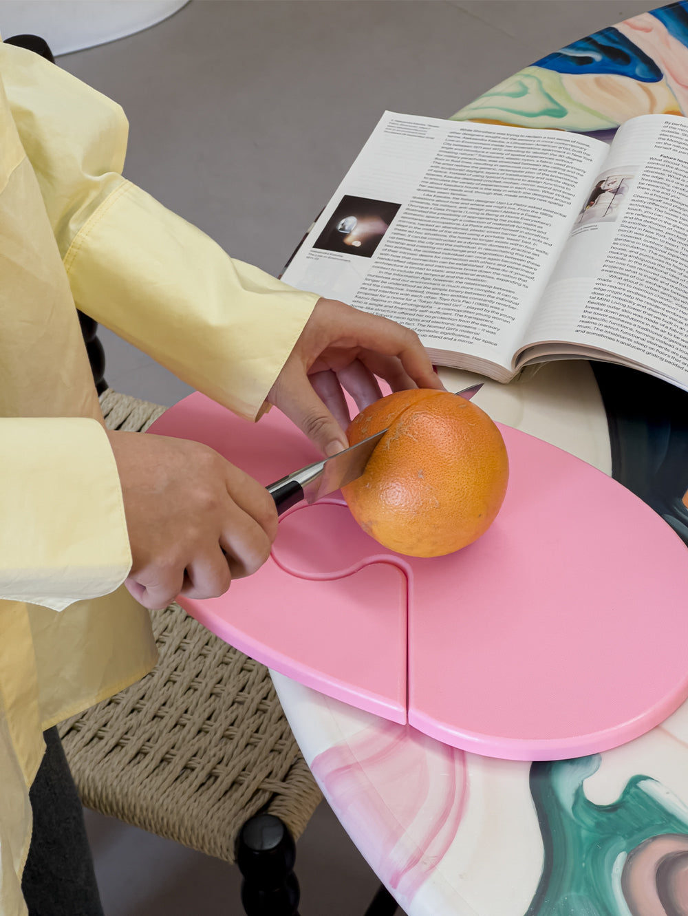 Heart-Shaped Puzzle Cutting Board-4