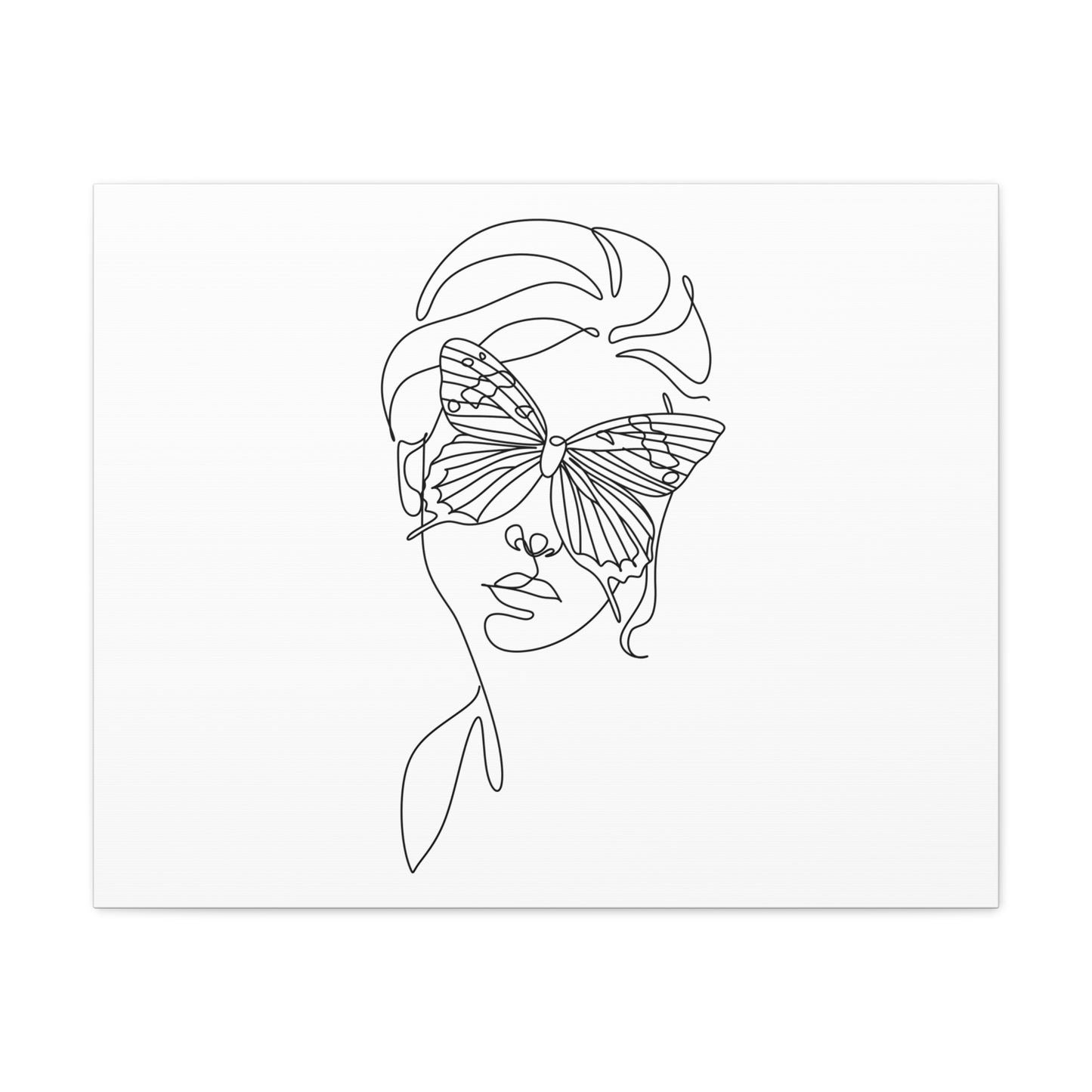 Minimalist Butterfly Canvas Art, Modern Home Decor, Gift for Nature Lovers, Wall Art for Women, Inspirational Wall Art