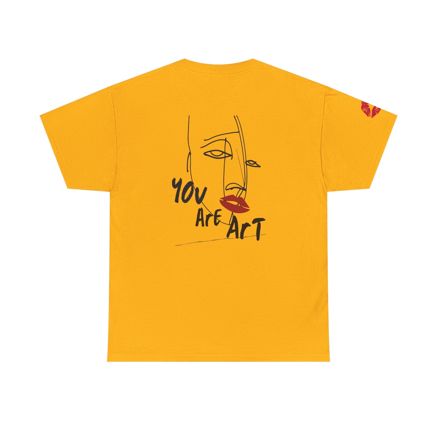 YOU ARE ART - SINGLE, TAKEN... Artistic Unisex Cotton Tee with Heartfelt Prints, Casual Wear, Gift for Artists, Streetwear, Inspirational Fashion