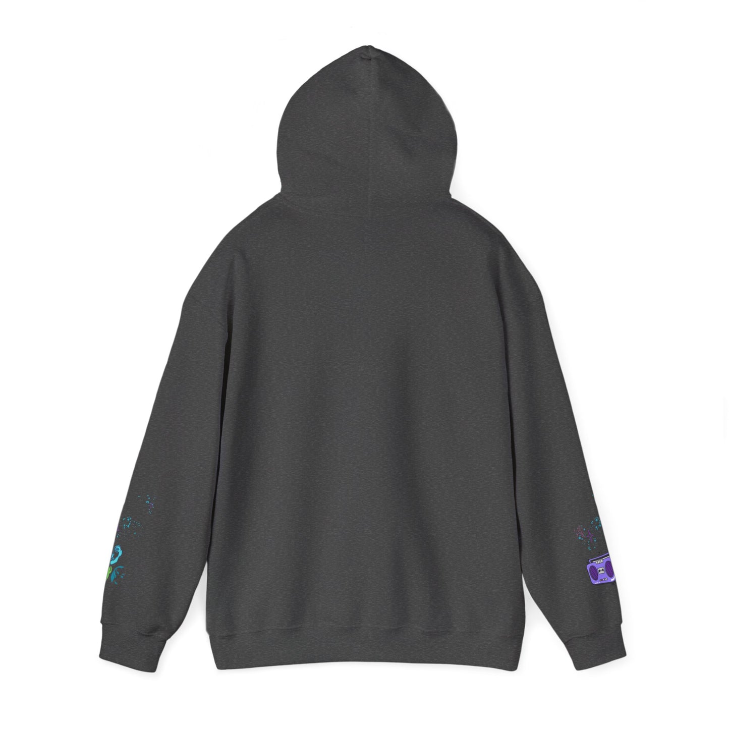 Colorful Dance Hoodie for Creative Spirits, Cozy Unisex Hooded Sweatshirt, Perfect for Parties, Dance Classes, Gifts