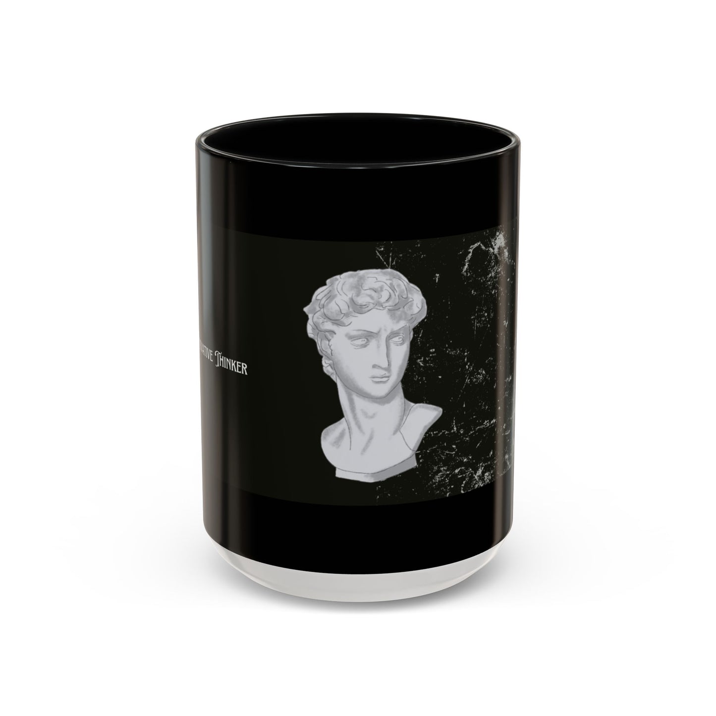 Innovative Thinker Artistic Accent Coffee Mug with Classic Sculpture Design, Unique Gift for Artists, Home Decor, Office Desk Mug, Charismatic Drinkware, [...]