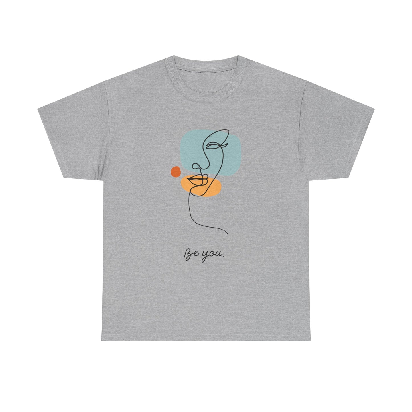 Minimalist Be You Tee, Unisex Cotton T-Shirt, Inspirational Graphic Tee, Gift for Friends, Casual Everyday Wear, Self-Love Apparel