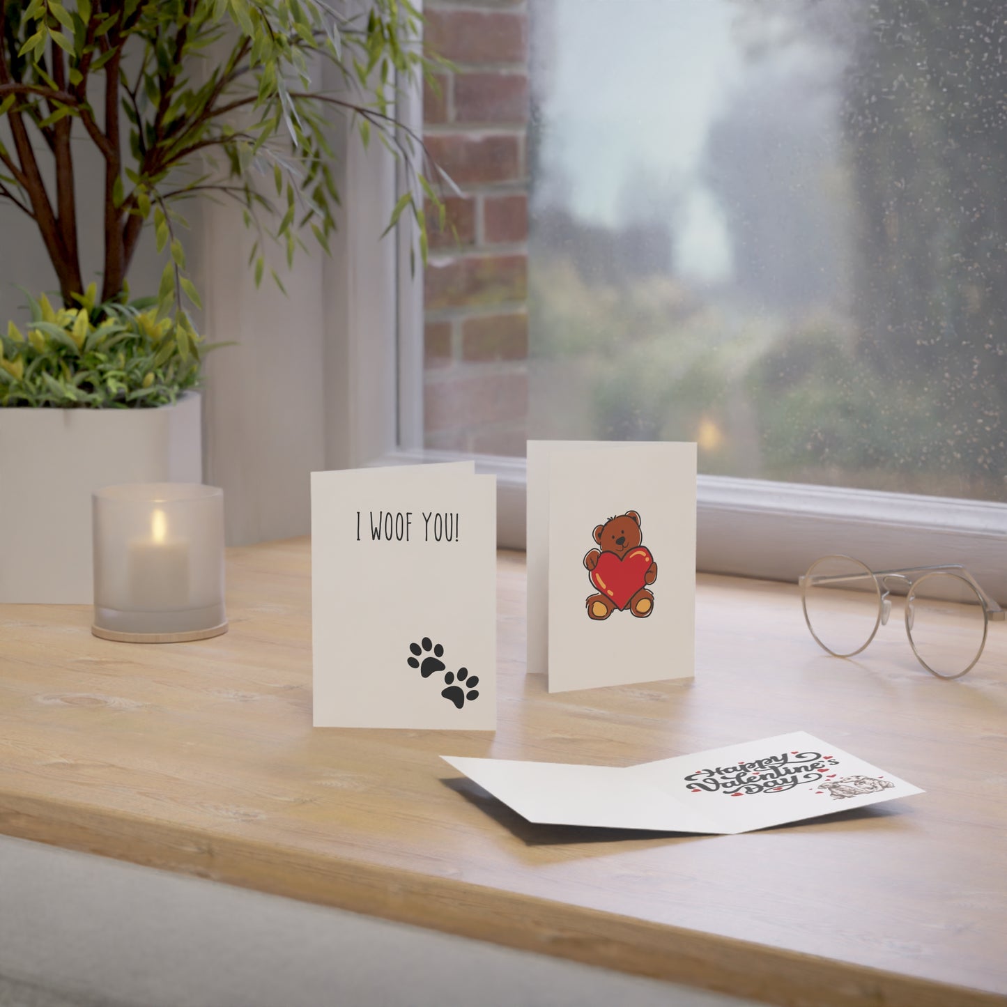 Greeting Cards for Pet Lovers, Cute Animal Greeting Cards, Love Cards for Friends and Family, Valentine's Day Cards, Adorable Cards [...]