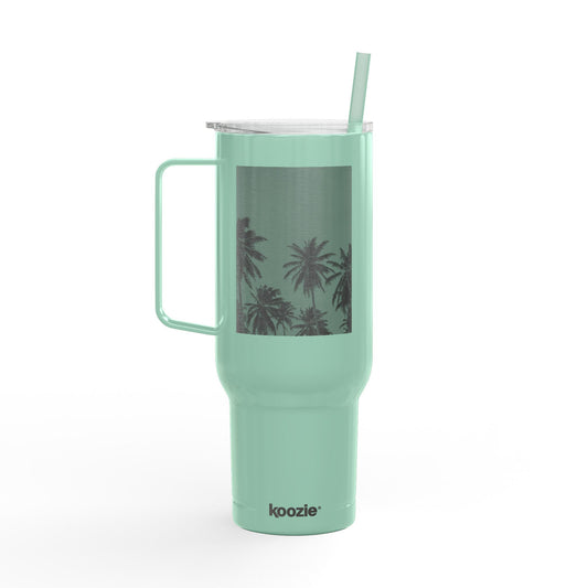 Personalized 40oz Insulated Tumbler with Lid, Engraved Drinkware for Travel, Beach Days, Gifts, Summer Fun, Eco-Friendly Hydration