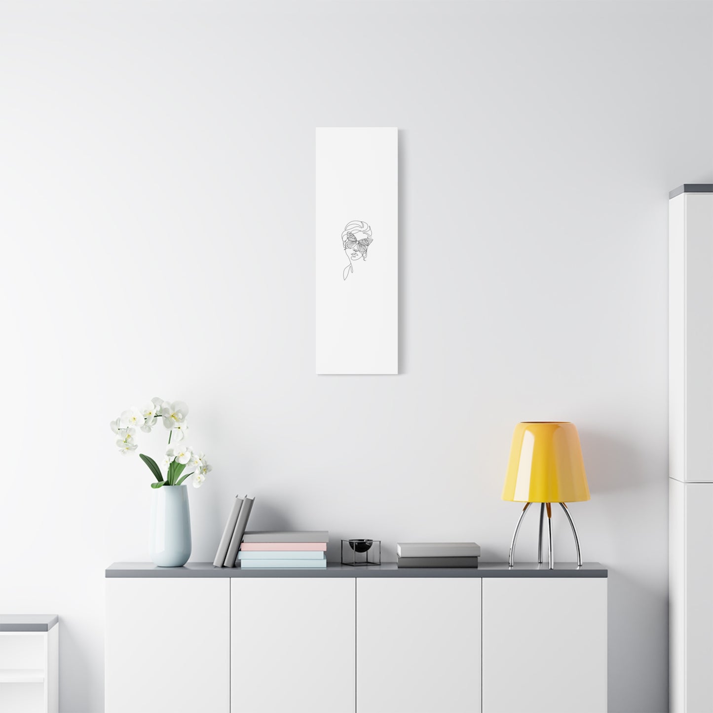 Minimalist Butterfly Canvas Art, Modern Home Decor, Gift for Nature Lovers, Wall Art for Women, Inspirational Wall Art