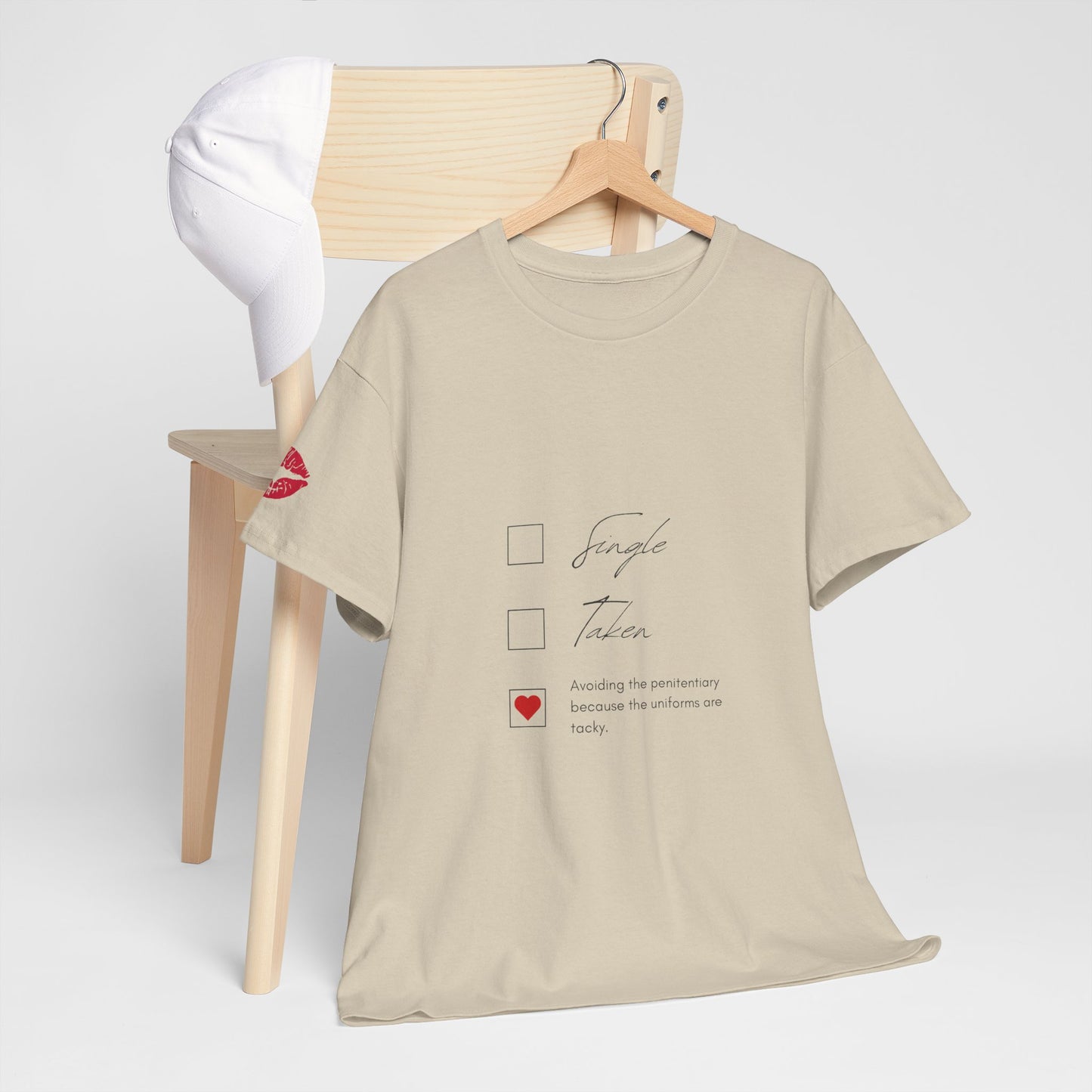 YOU ARE ART - SINGLE, TAKEN... Artistic Unisex Cotton Tee with Heartfelt Prints, Casual Wear, Gift for Artists, Streetwear, Inspirational Fashion