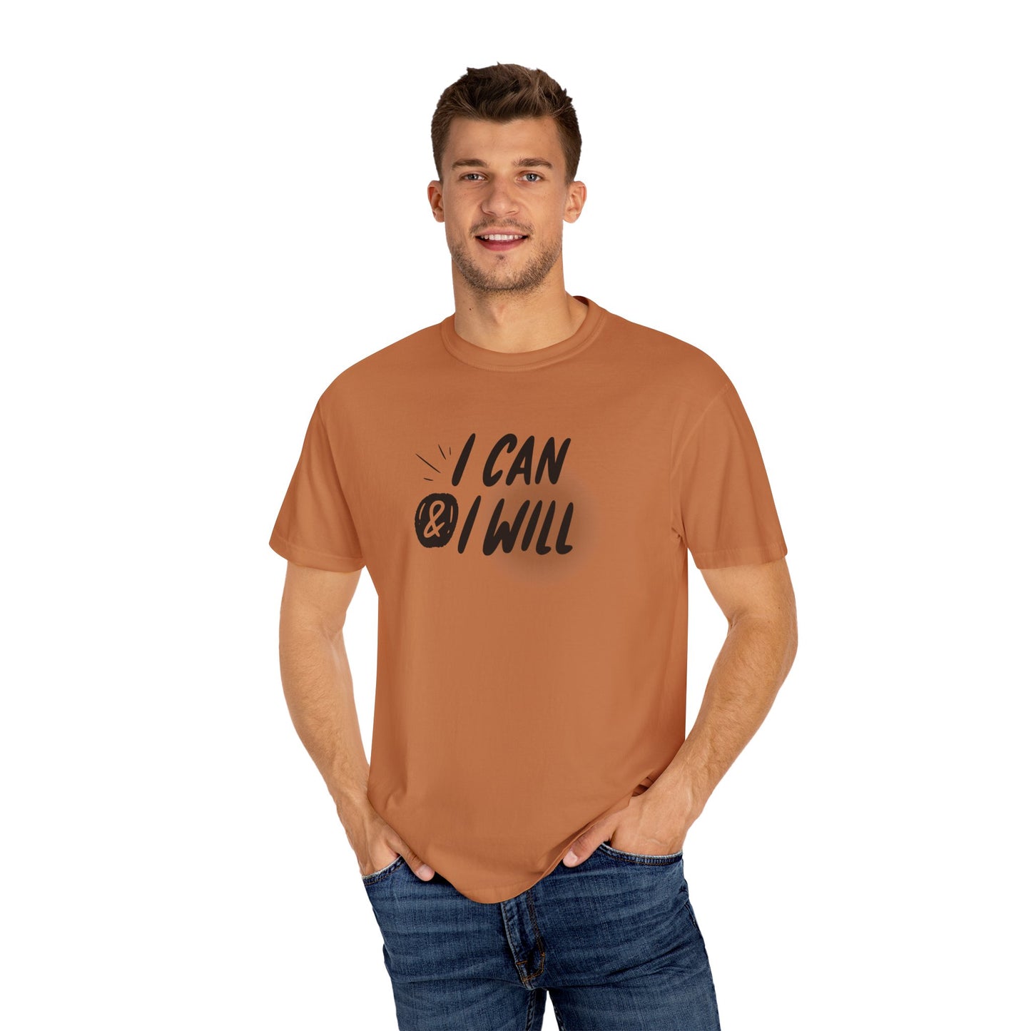 Motivational T-Shirt - Unisex Garment-Dyed Tee, Inspiring Quote, Gift for Friends, Workout Gear, Positive Affirmation Apparel