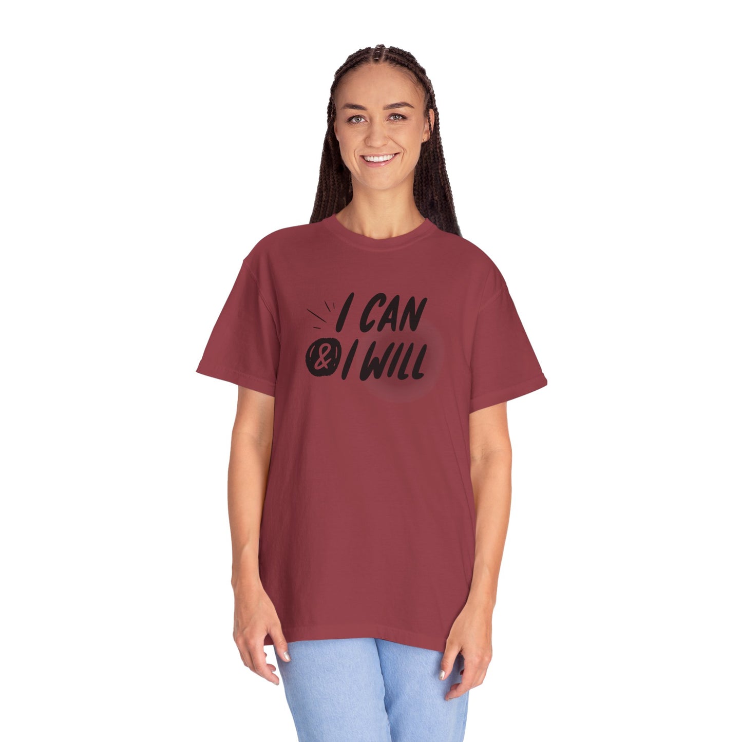 Motivational T-Shirt - Unisex Garment-Dyed Tee, Inspiring Quote, Gift for Friends, Workout Gear, Positive Affirmation Apparel