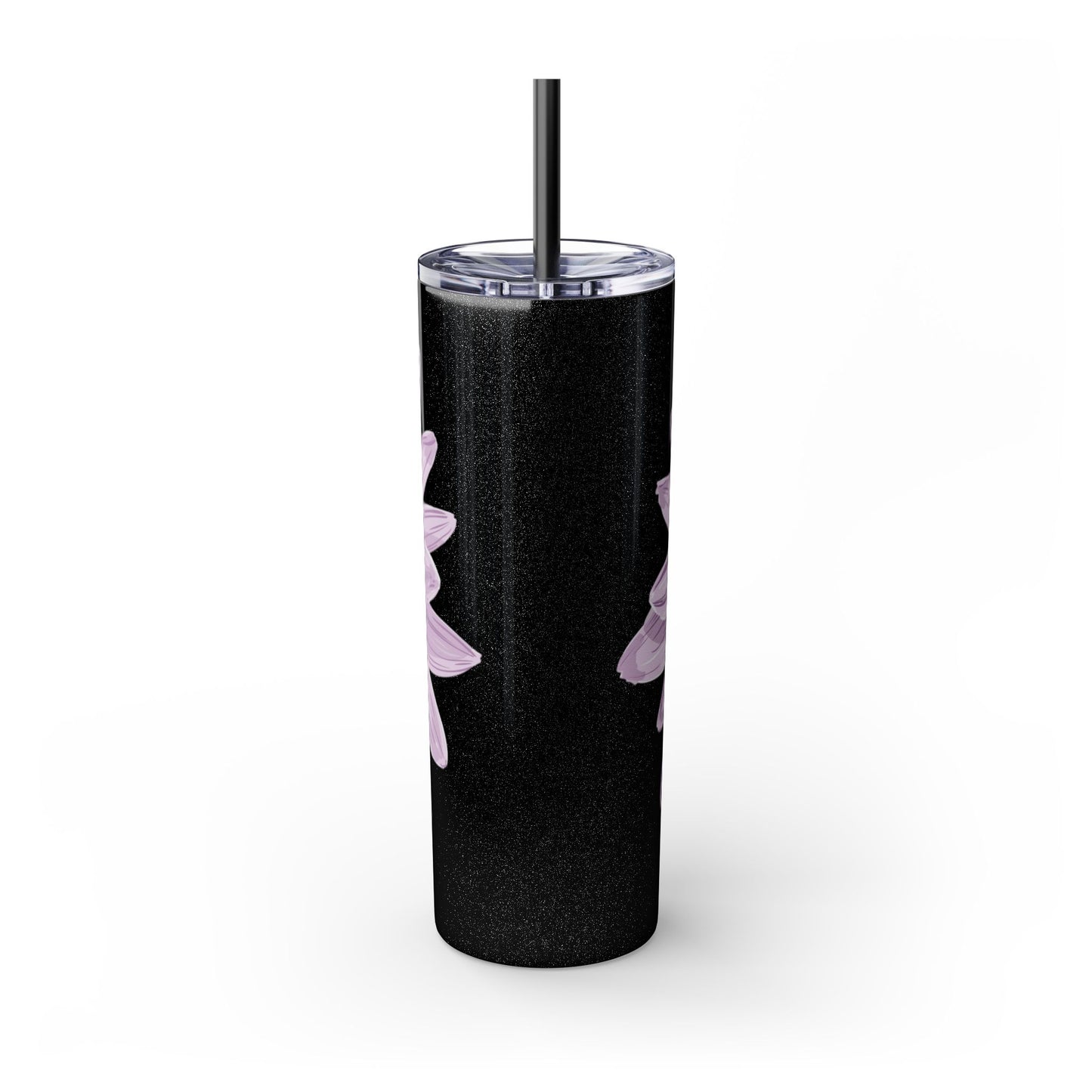 Floral Skinny Tumbler, 20oz - Stylish Drinkware for Home, Office, Gifts, Party Favors, Spring Decor