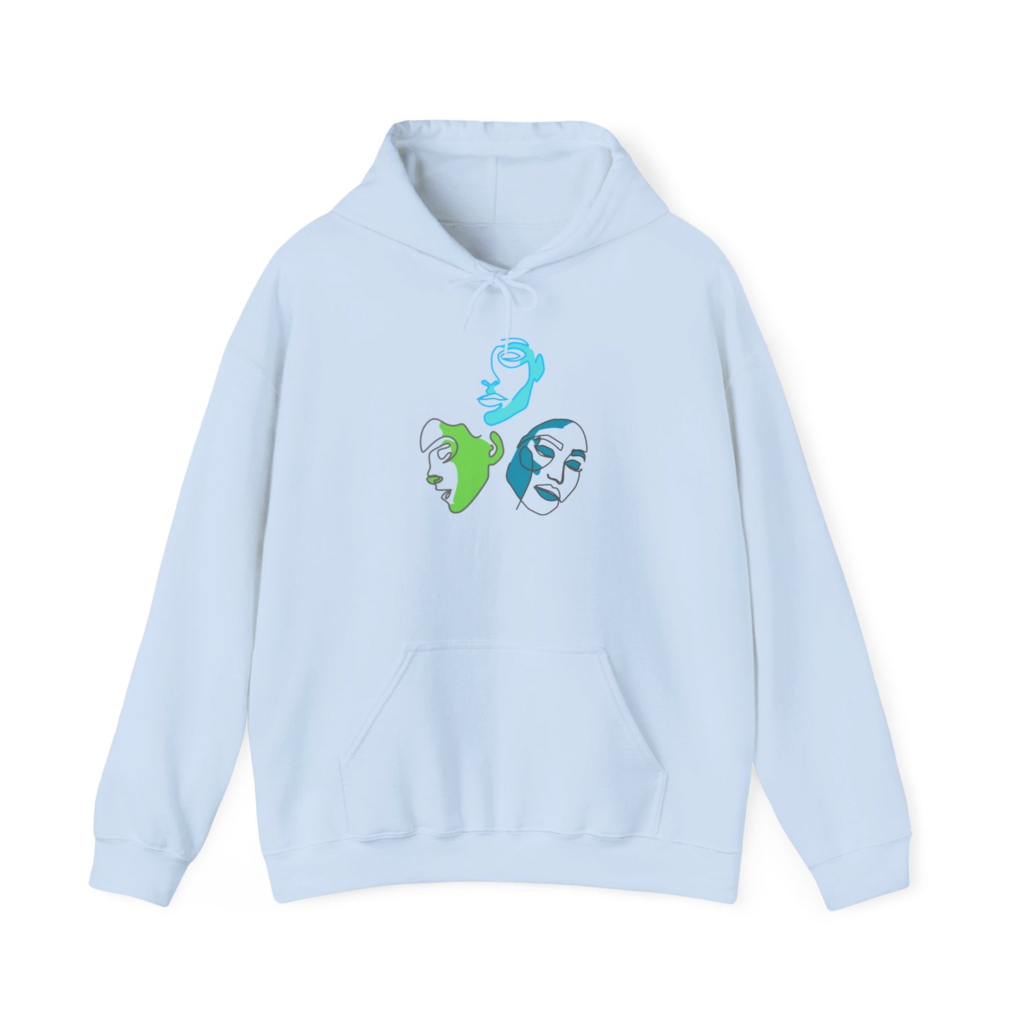 Whimsical Character Hoodie, Cozy Unisex Sweatshirt, Fun Gift for Friends, Casual Wear, Unique Art Design