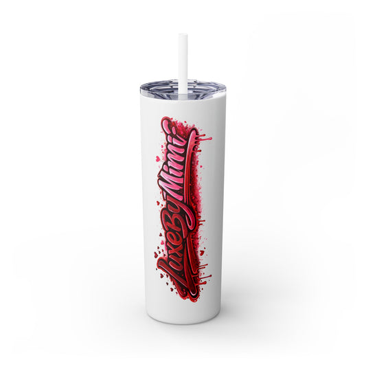 Skinny Tumbler – 'Lake & Lemons' Red Script 20oz Insulated Straw Tumbler