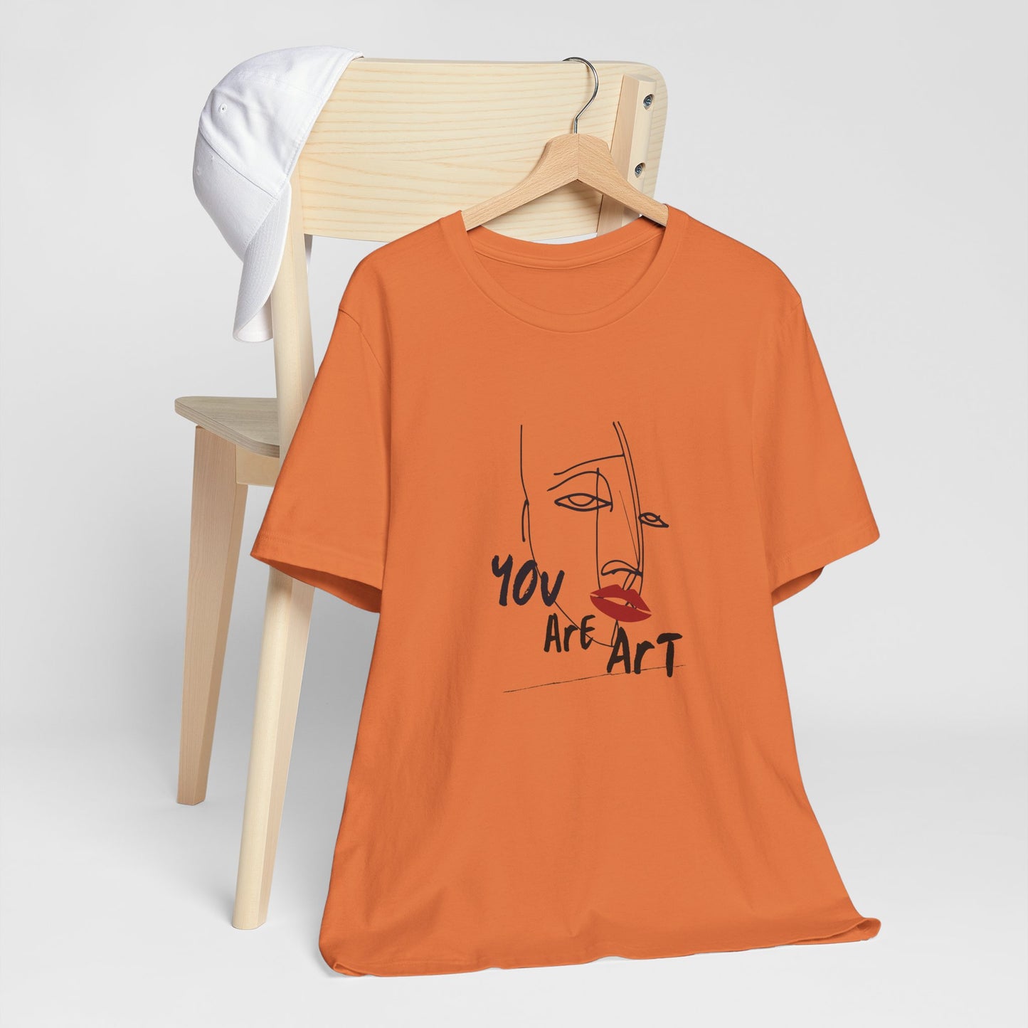 Artistic Expression Unisex Tee - You Are Art, Creative Gift, Casual Wear, Modern Design, Art Lover's Shirt