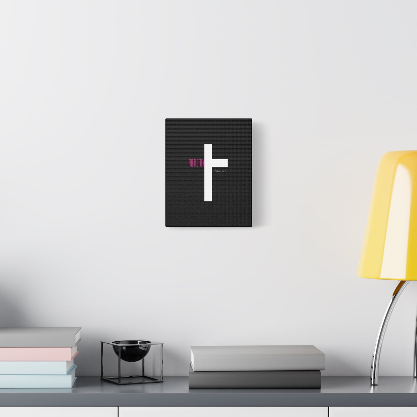Faith-Inspired Canvas Print - Psalm 91, Home Decor, Wall Art, Christian Gift, Inspirational Decoration