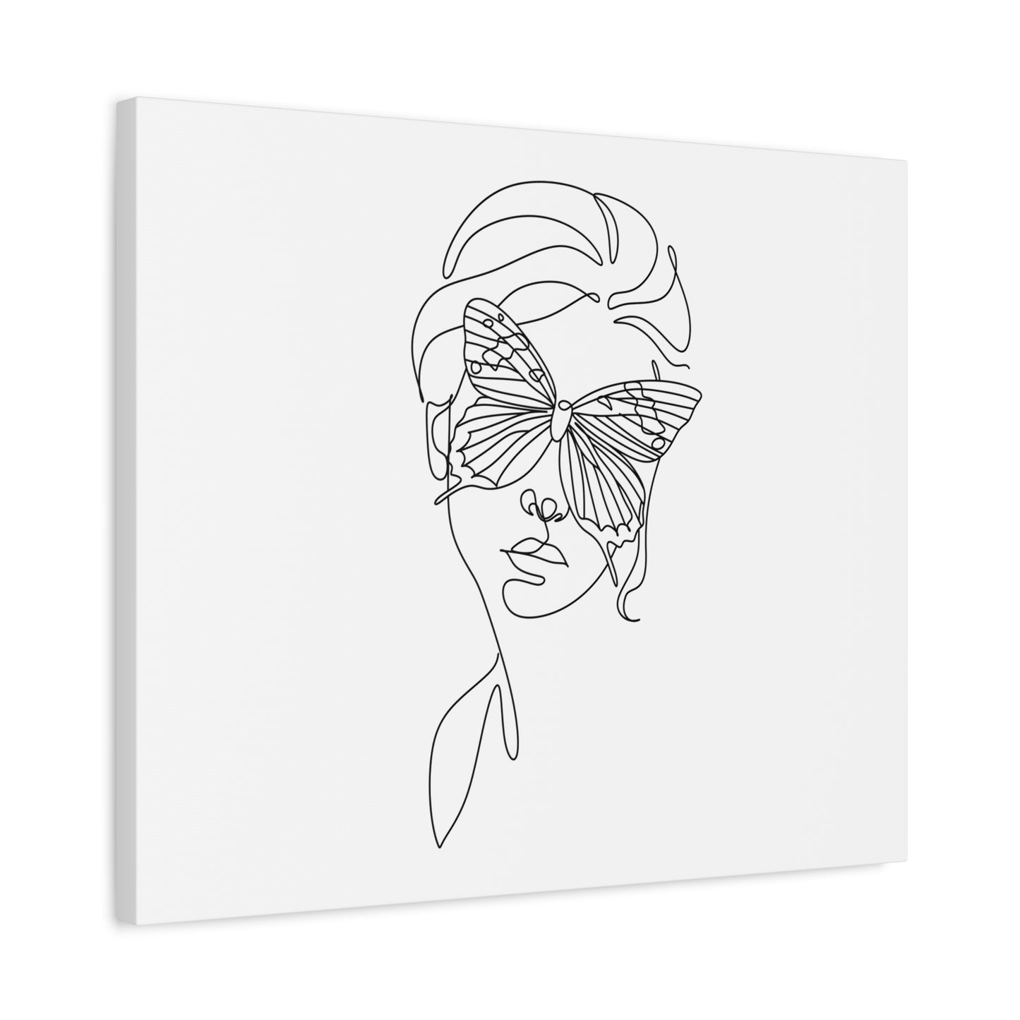 Minimalist Butterfly Canvas Art, Modern Home Decor, Gift for Nature Lovers, Wall Art for Women, Inspirational Wall Art