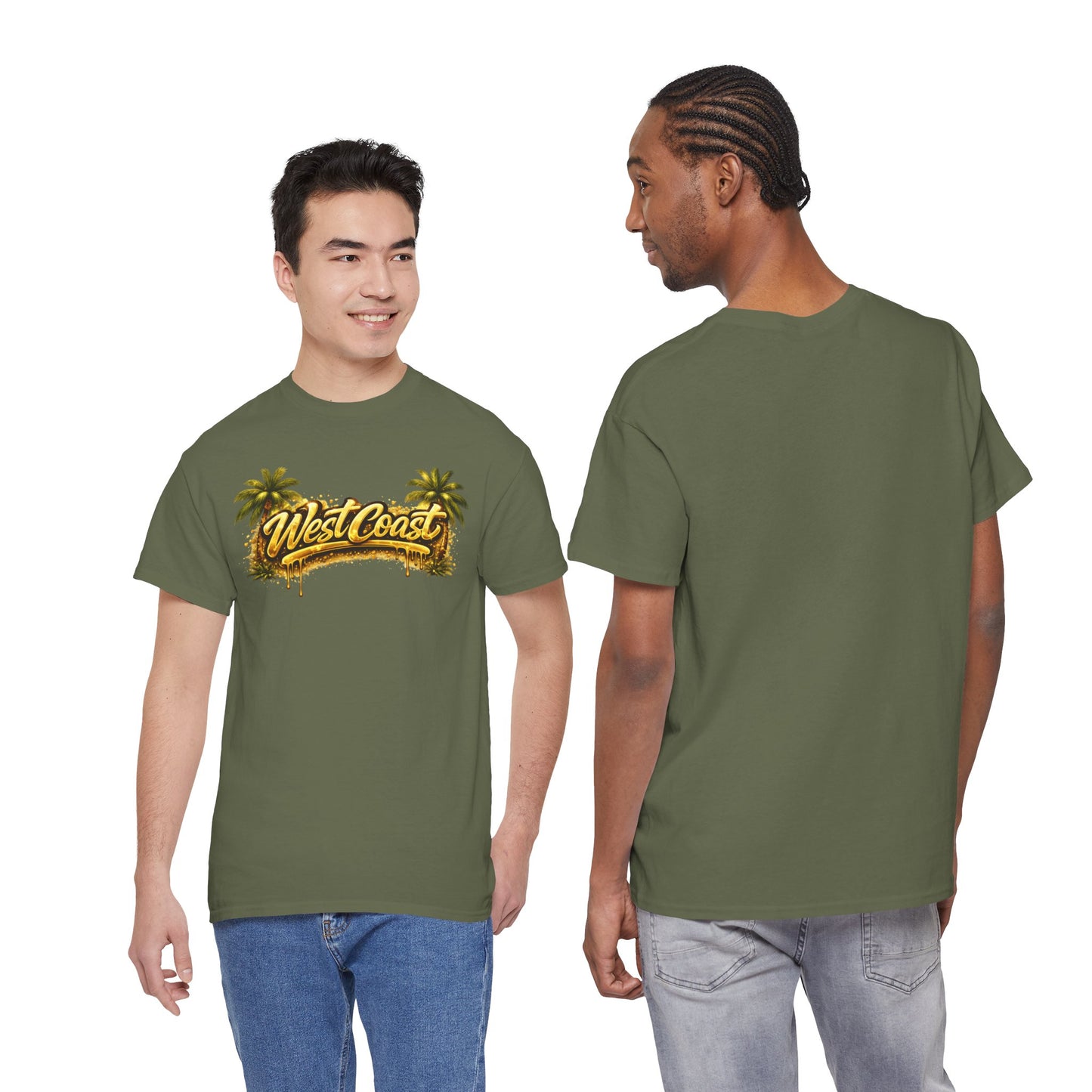 West Coast Palm Tree T-Shirt — Retro Surf Vibe Tee