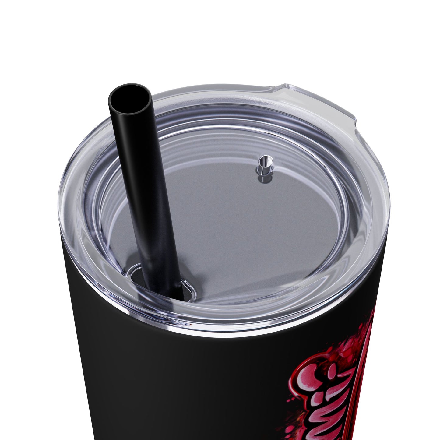 Skinny Tumbler – 'Lake & Lemons' Red Script 20oz Insulated Straw Tumbler