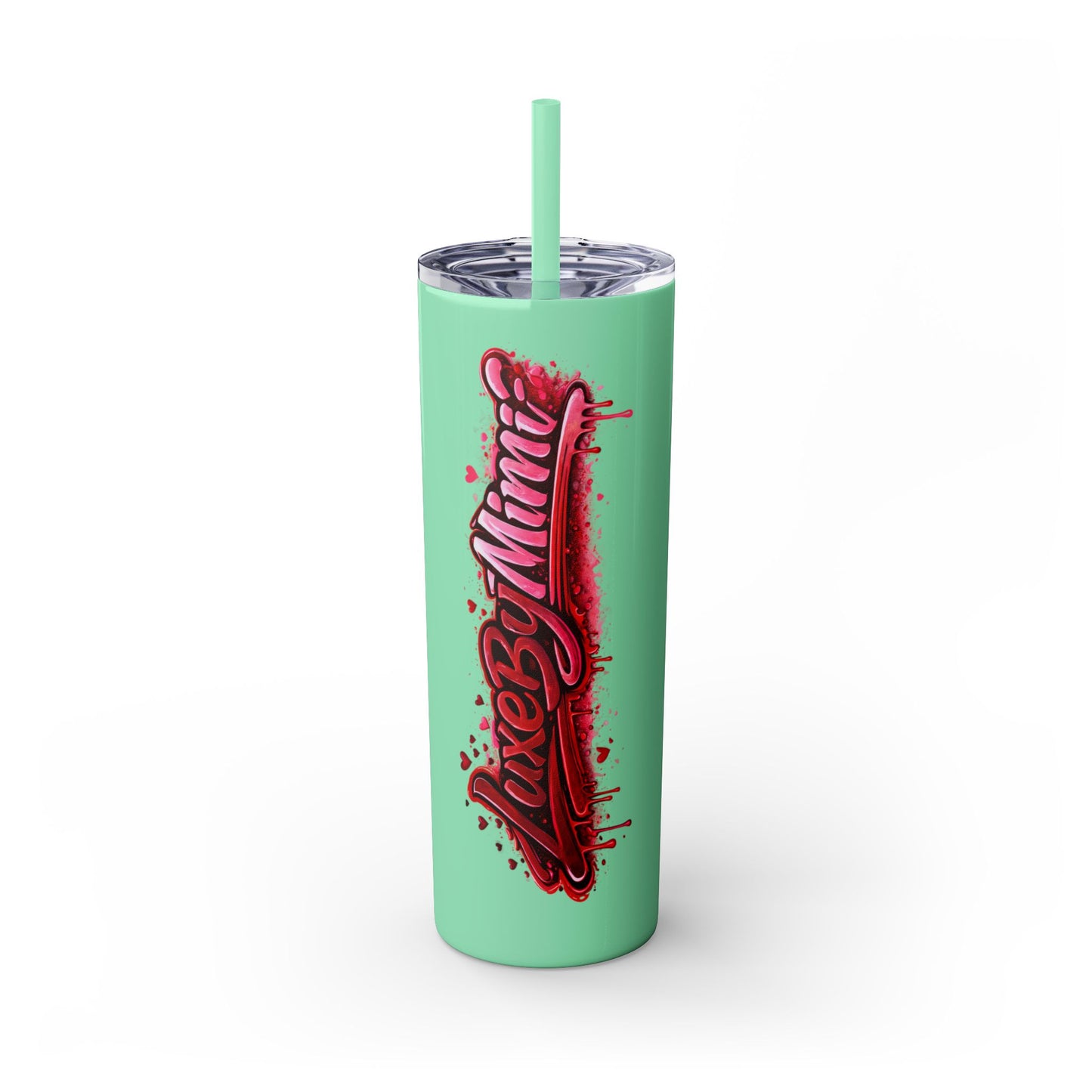 Skinny Tumbler – 'Lake & Lemons' Red Script 20oz Insulated Straw Tumbler