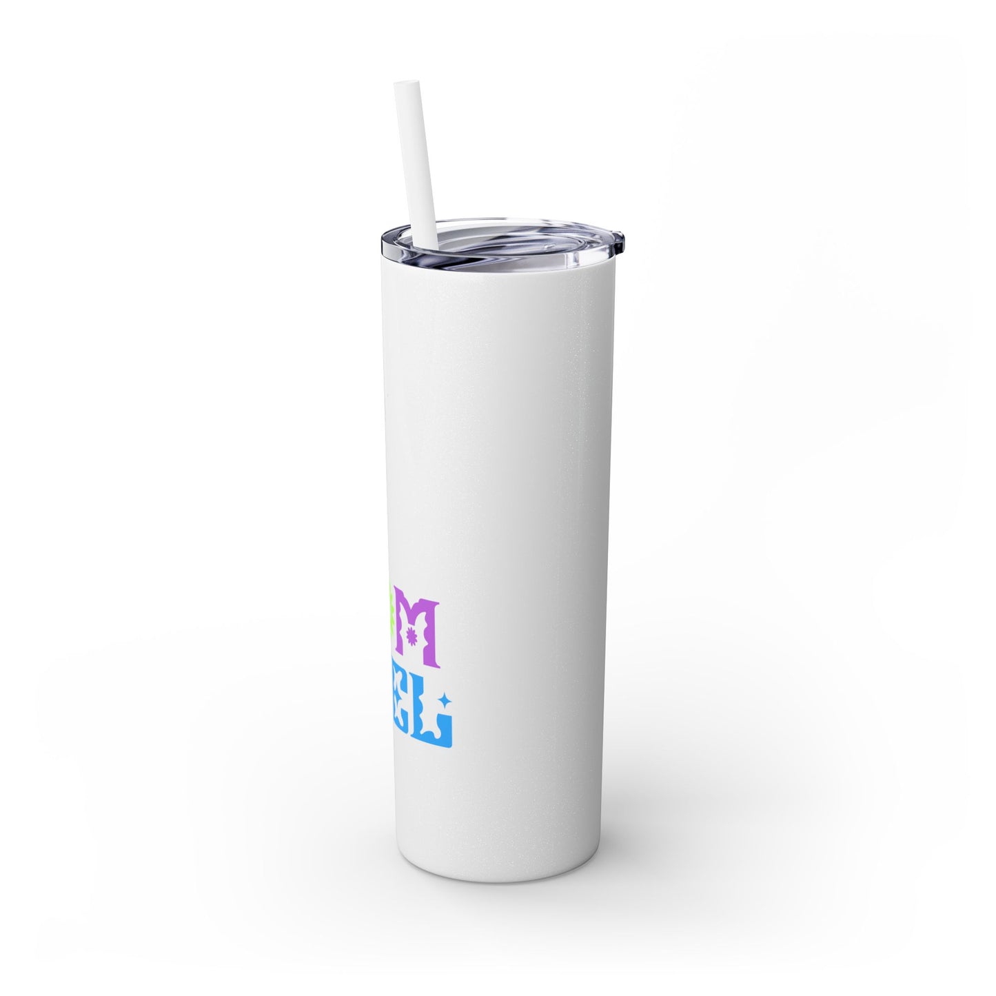 Mom Fuel Skinny Tumbler, 20oz Travel Cup, Gift for Moms, Fun Drinkware for Mothers, Perfect for Coffee and Tea