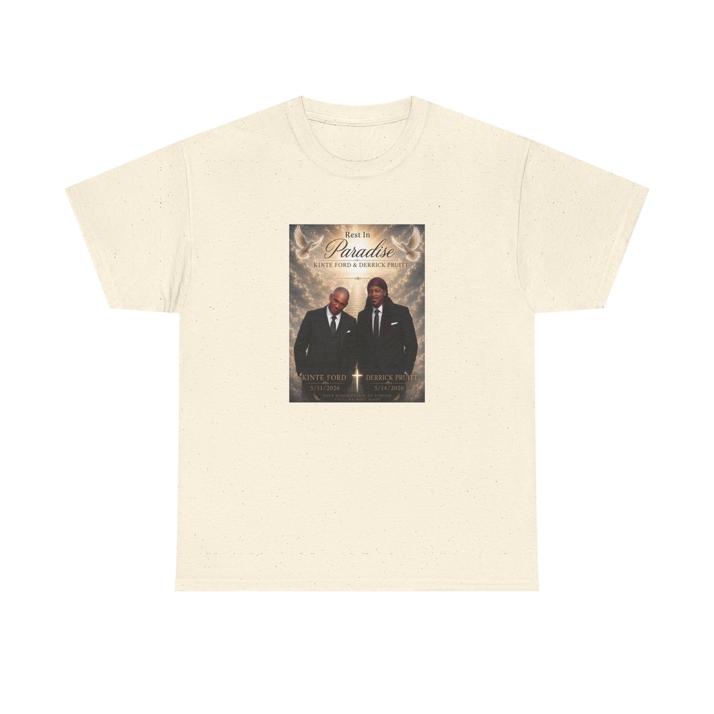 Memorial Tribute Tee — "Rest in Paradise" Funeral Remembrance Shirt