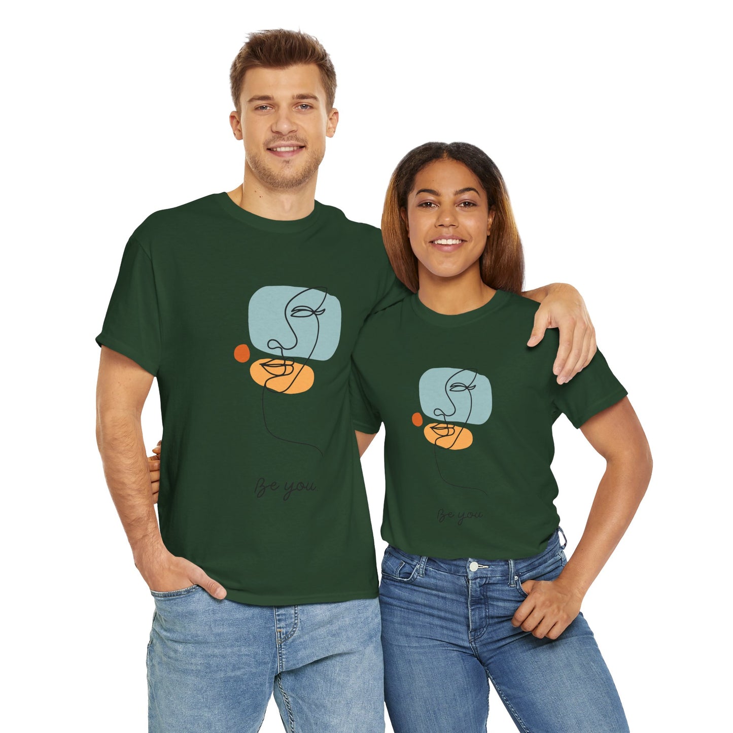 Be You Unisex Cotton Tee - Inspirational Graphic Tee for Self-Love, Gift for Friends, Casual Wear, Birthday, Everyday Comfort