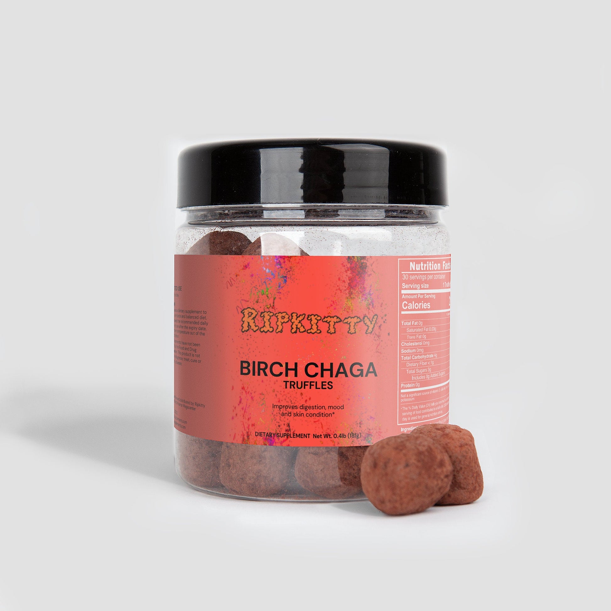 Ripkitty Birch Chaga Truffles - 30 Truffles-3