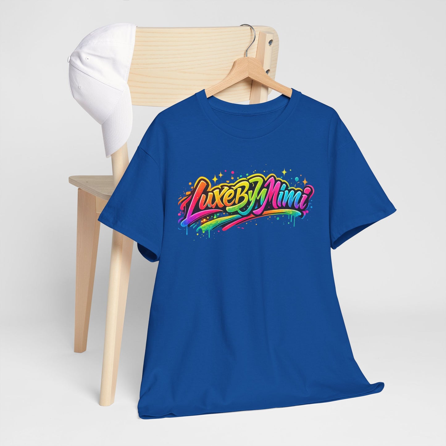 Graffiti Logo T-Shirt — 'Luxe By Mimi' Brand Colorful Streetwear Tee