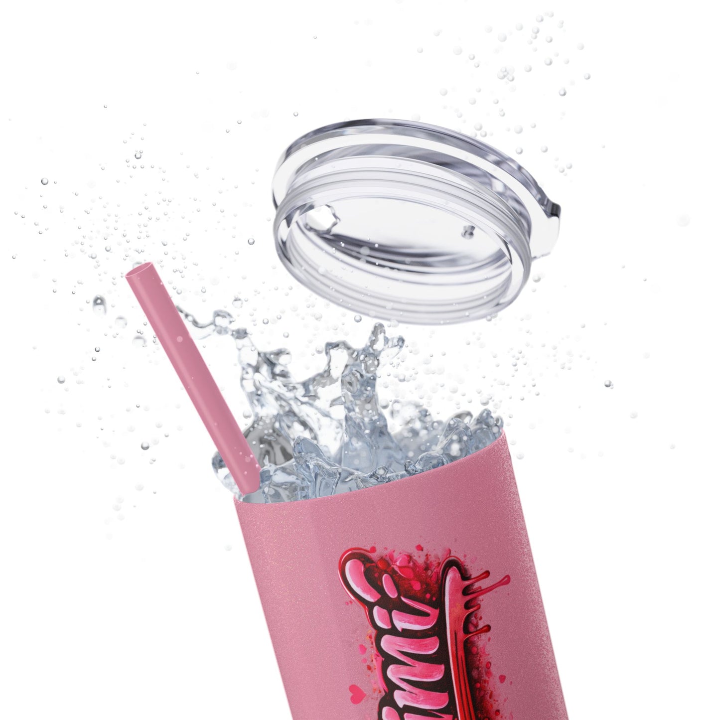 Skinny Tumbler – 'Lake & Lemons' Red Script 20oz Insulated Straw Tumbler