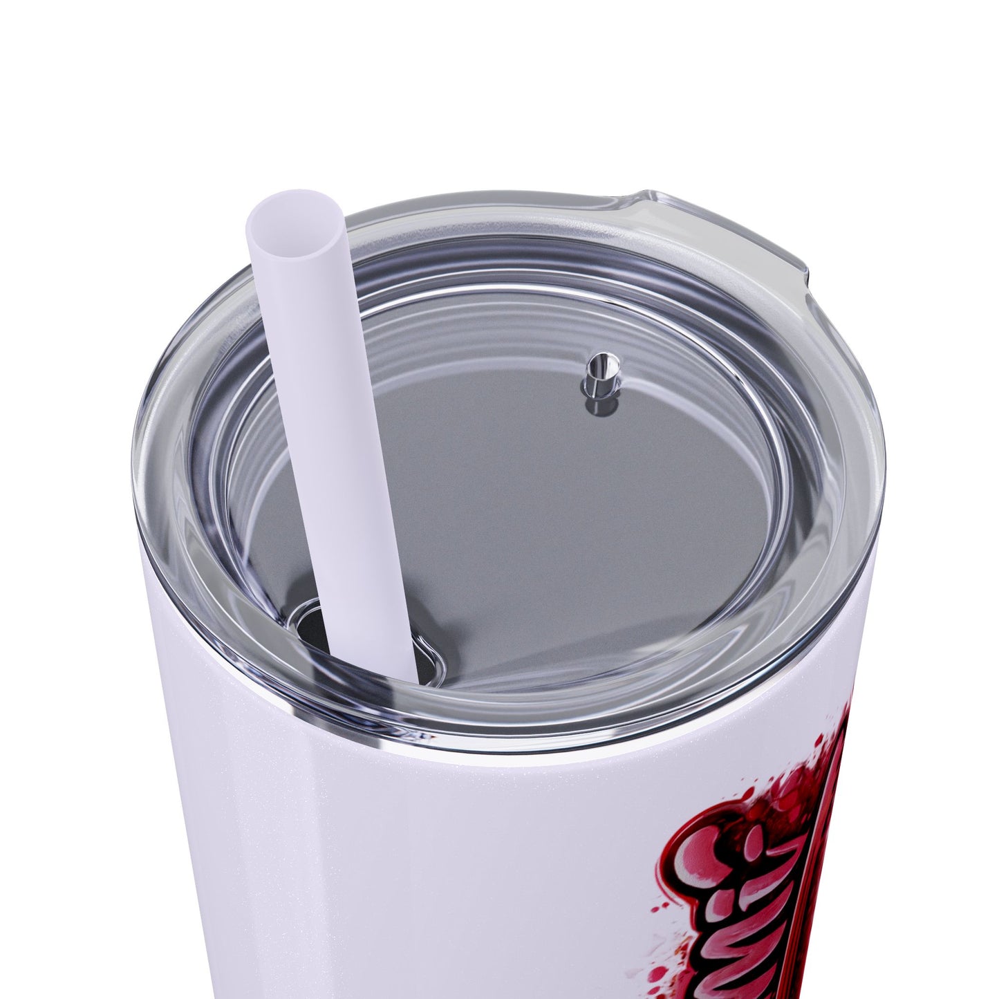 Skinny Tumbler – 'Lake & Lemons' Red Script 20oz Insulated Straw Tumbler
