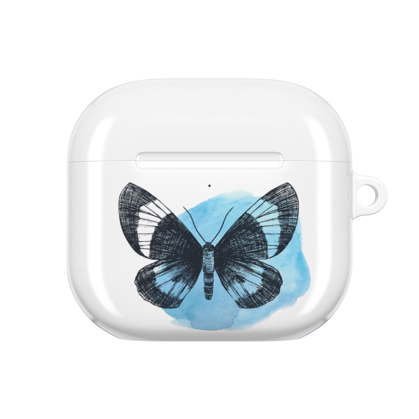 Artistic AirPod Cases with Butterfly Design, Motivational Gift for Music Lovers, Personalized Accessories, Unique Custodial Cases, [...]