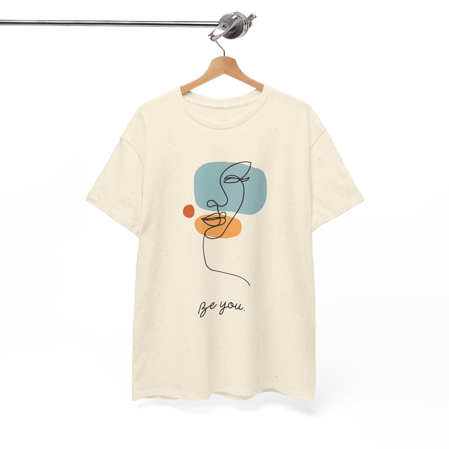 Minimalist Be You Tee, Unisex Cotton T-Shirt, Inspirational Graphic Tee, Gift for Friends, Casual Everyday Wear, Self-Love Apparel