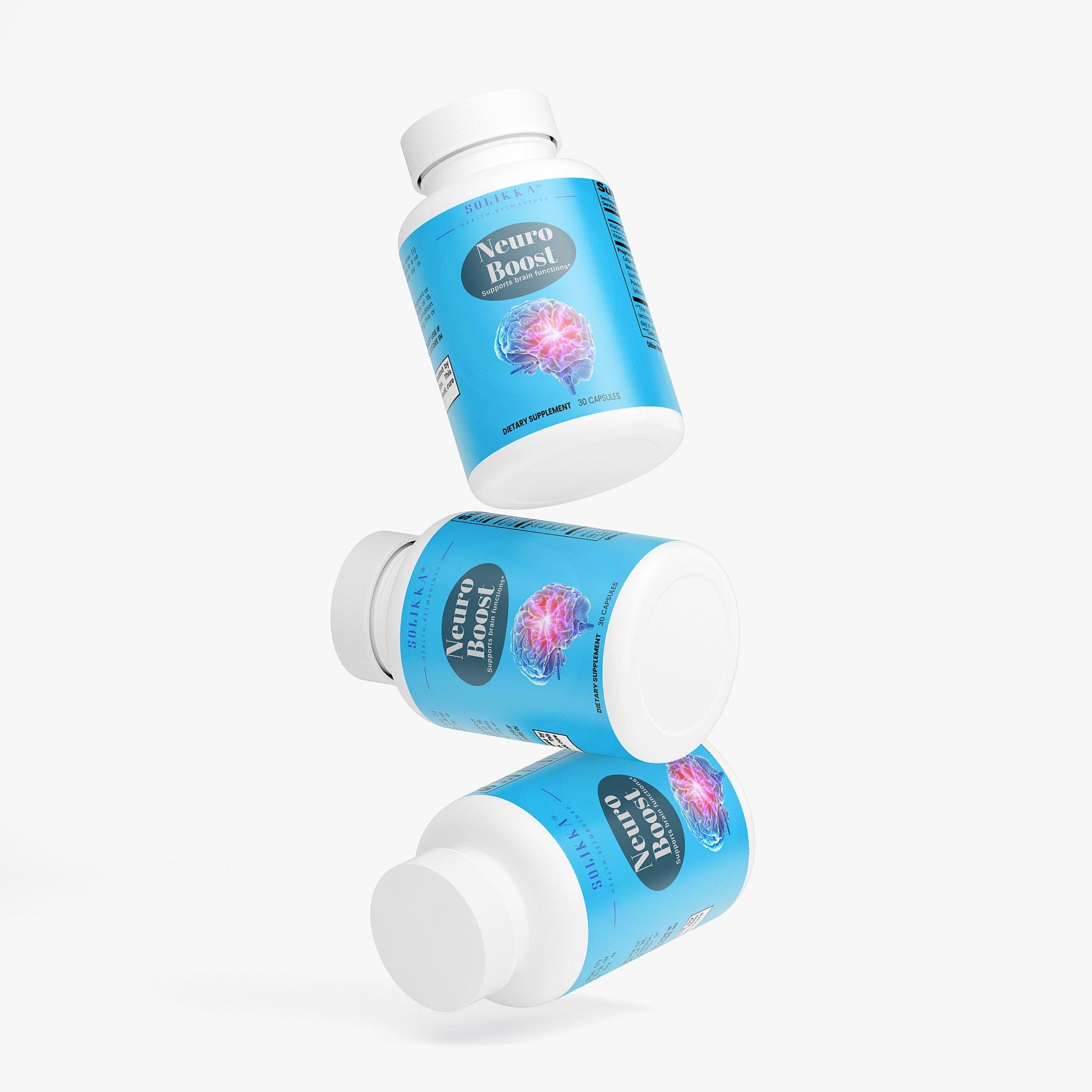 Cognitive Support Nootropic For Focus And Mental Clarity With Niacin B6 GABA L Tyrosine Bacopa Monnieri And Huperzine A-3